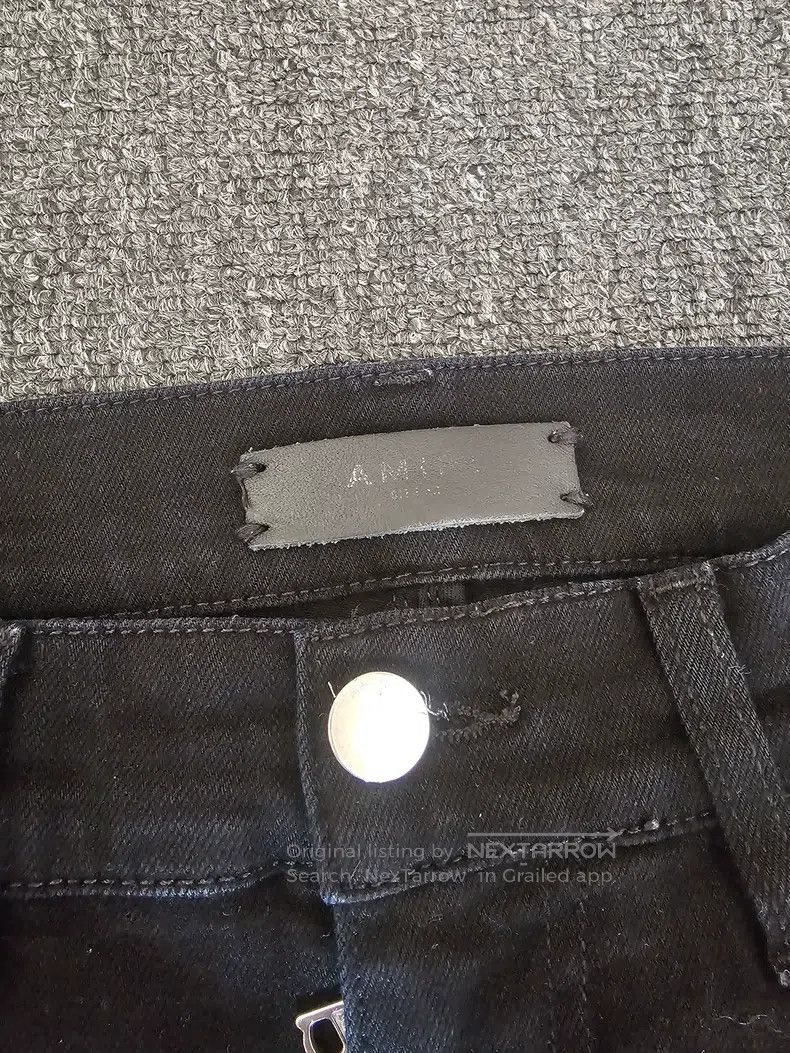 Amiri Amiri Size 32 Grey jeans with holes Size US 32 / EU 48 - 3 Thumbnail