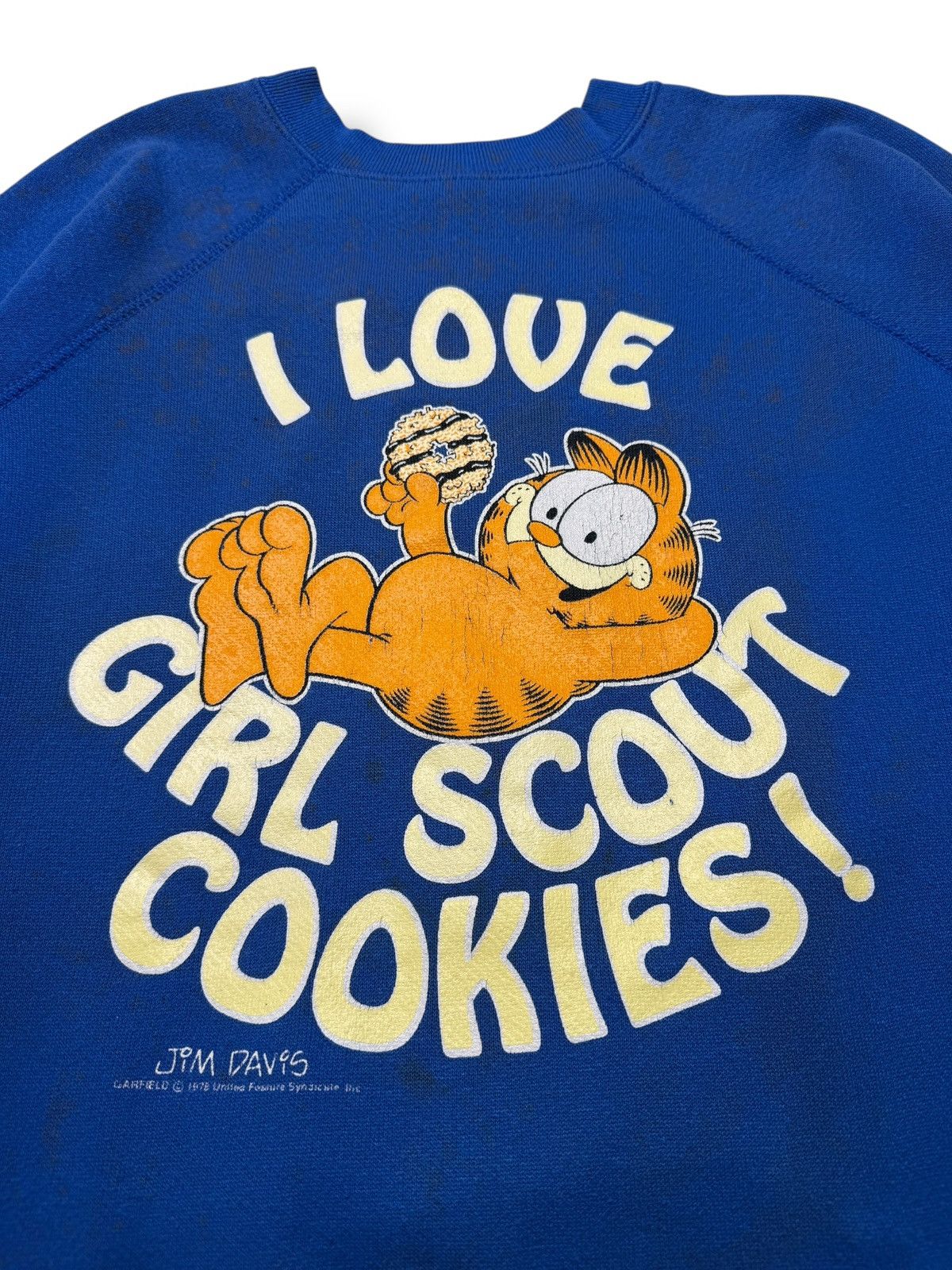 Vintage Vintage 1978 Garfield Girl Scout Cookie Sweater Size US XL / EU 56 / 4 - 3 Thumbnail