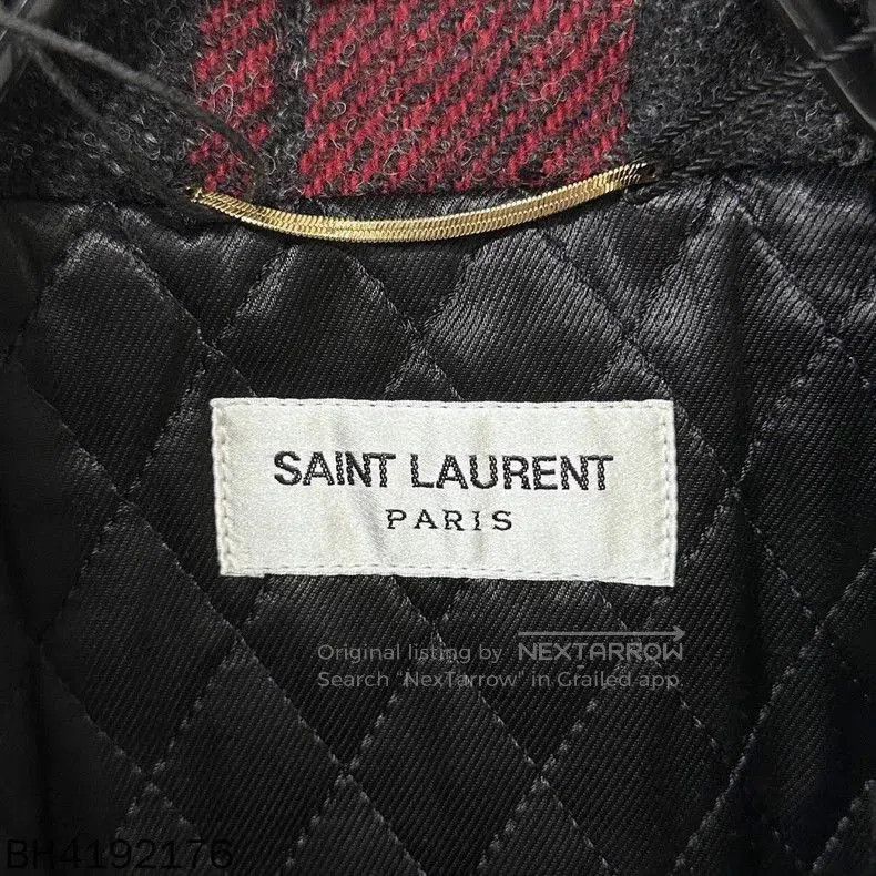 Saint Laurent Paris Saint Laurent Paris Check Zip Jacket. Size US S / EU 44-46 / 1 - 5 Thumbnail