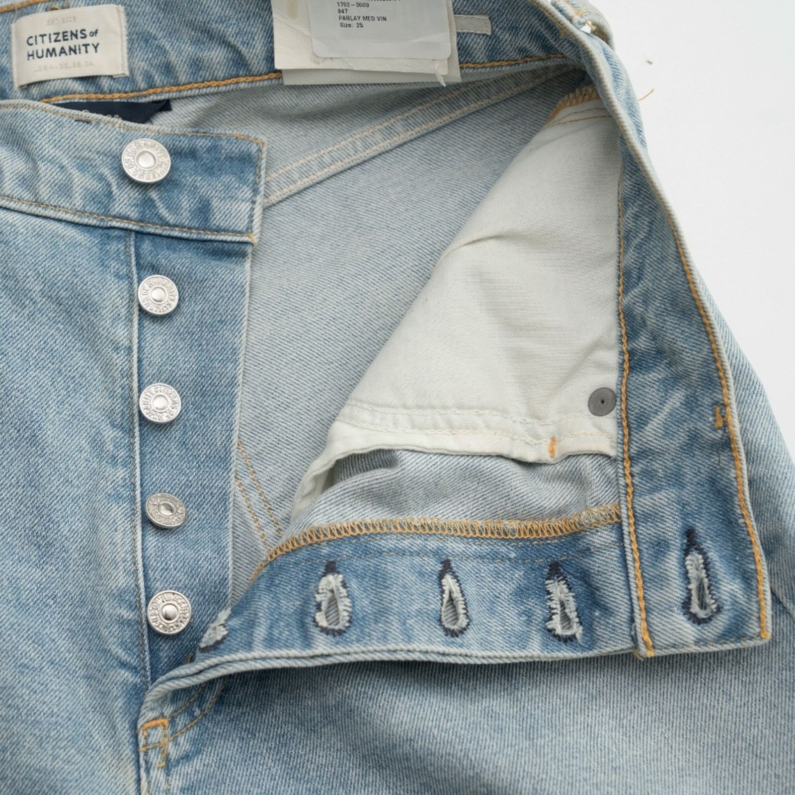 Citizens Of Humanity Citizens of Humani - Charlotte Crop High Rise Straight Jeans Size 26" / US 2 / IT 38 - 10 Thumbnail