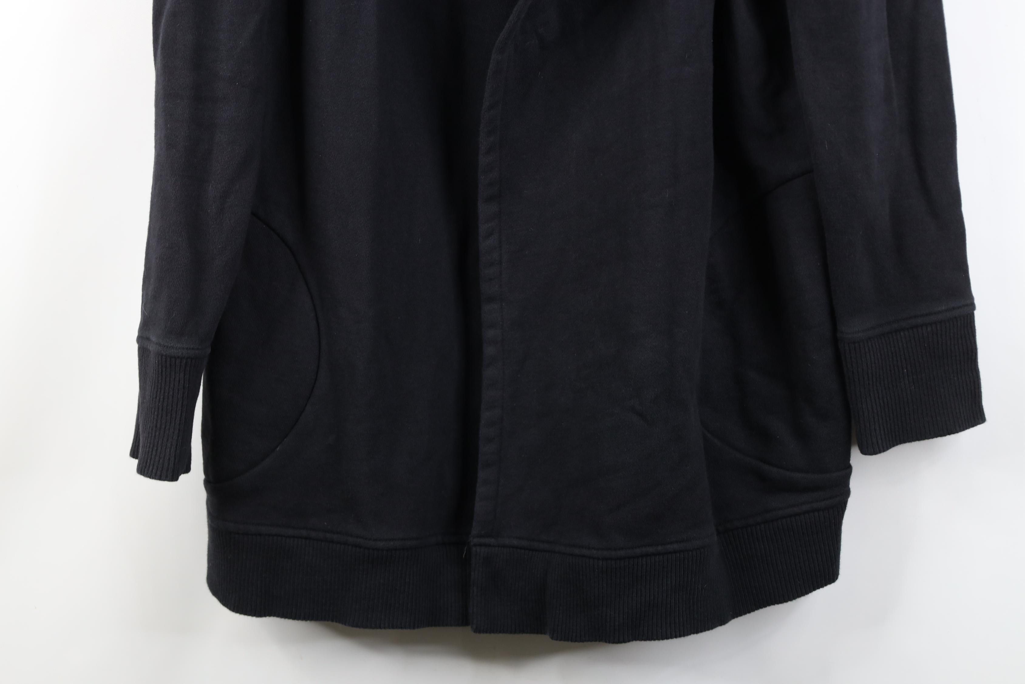 Athleta Athleta Prajna Wrap Open Front Hoodie Sweatshirt Black Size S / US 4 / IT 40 - 3 Thumbnail