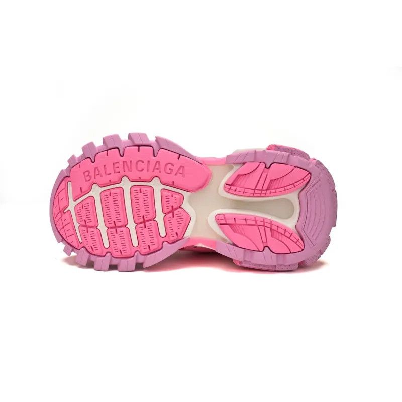 Balenciaga o1mt1gz0824 Track Sneaker in Pink/White Size US 7 / IT 37 - 5 Thumbnail