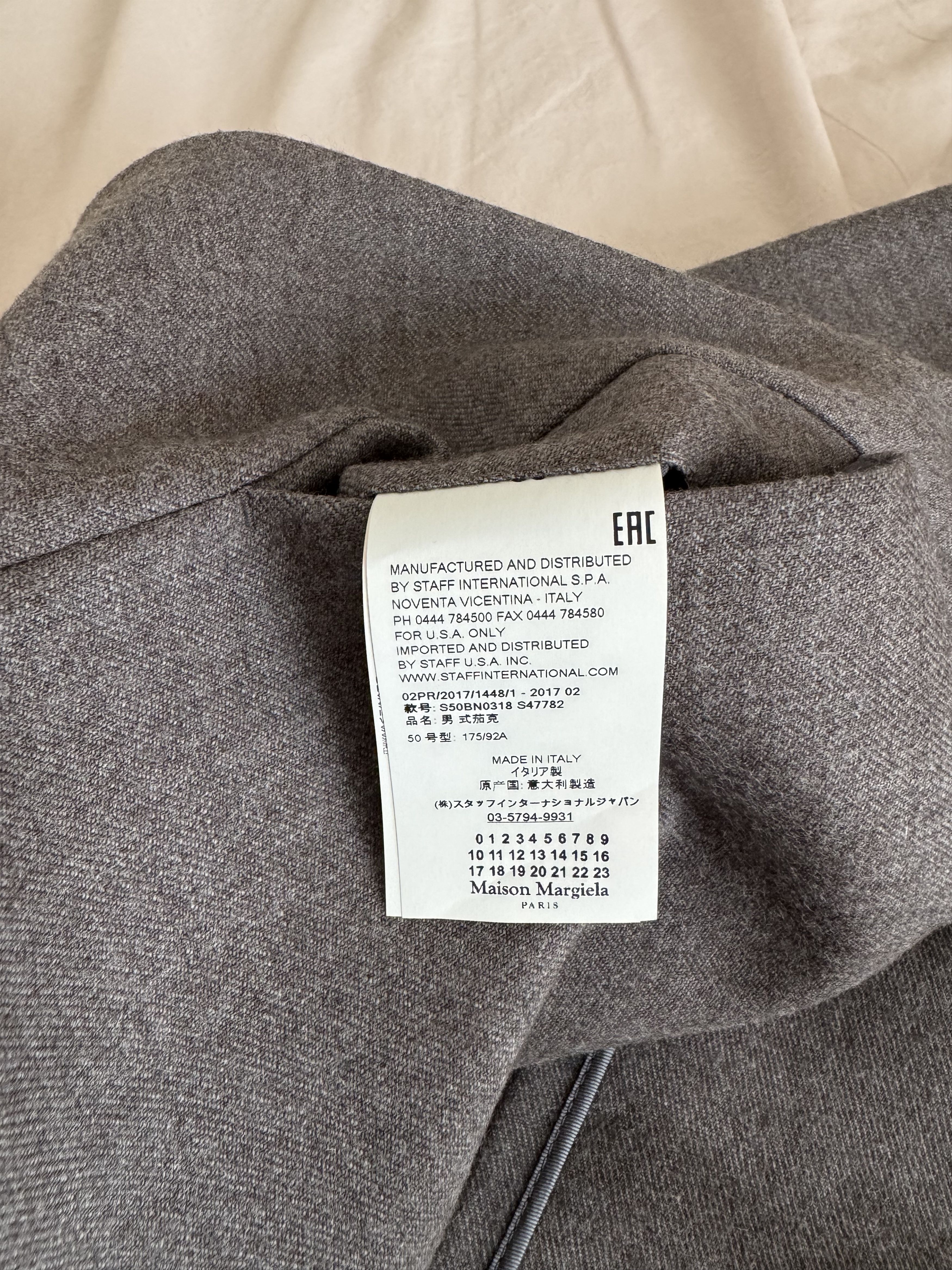 Maison Margiela Maison Margiela Virgin Wool Jacket Size 50R - 5 Thumbnail
