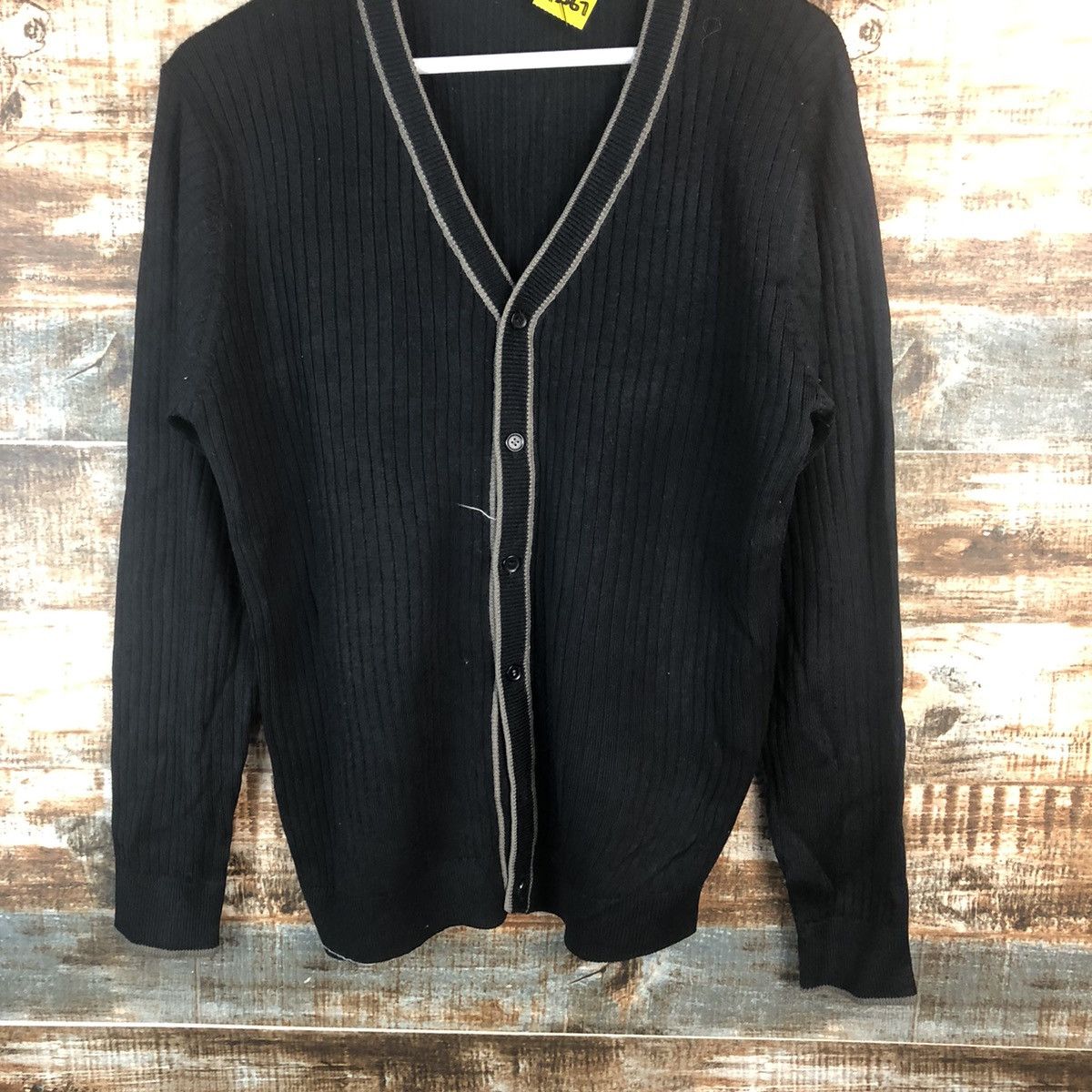 Japanese Brand UJ Black vintage plain Cardigan Knitwear #A2267 Size US M / EU 48-50 / 2 - 3 Thumbnail