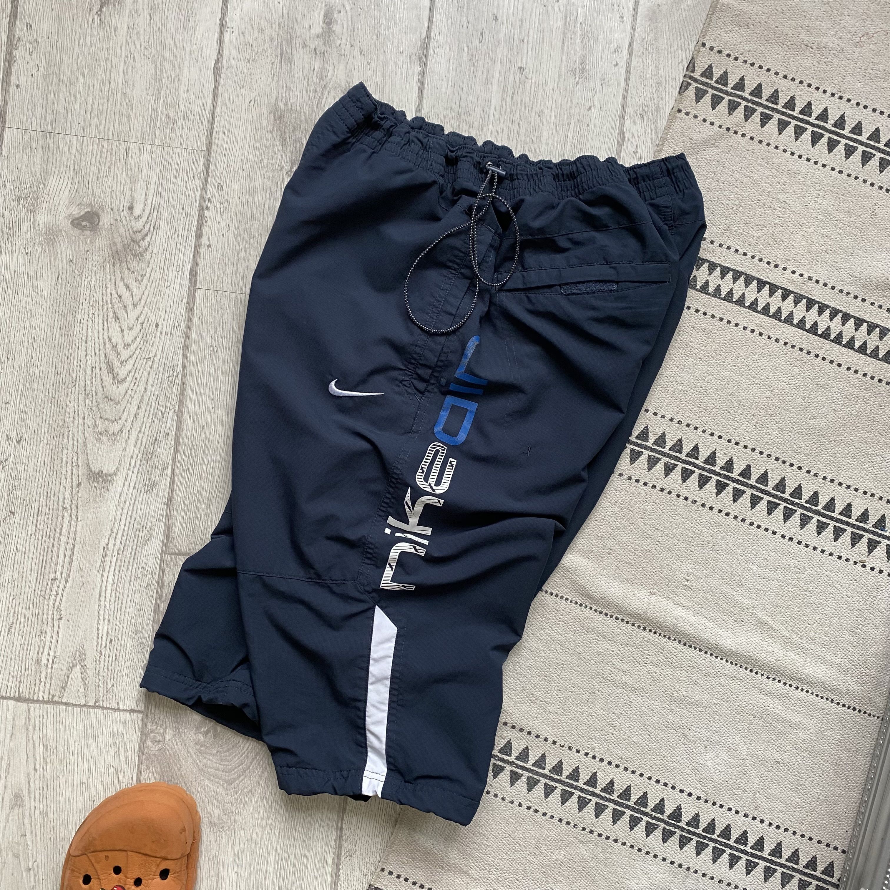 Nike Vintage Drill Nike Shorts long baggy Y2K Big logo Size US 34 / EU 50 - 9 Thumbnail