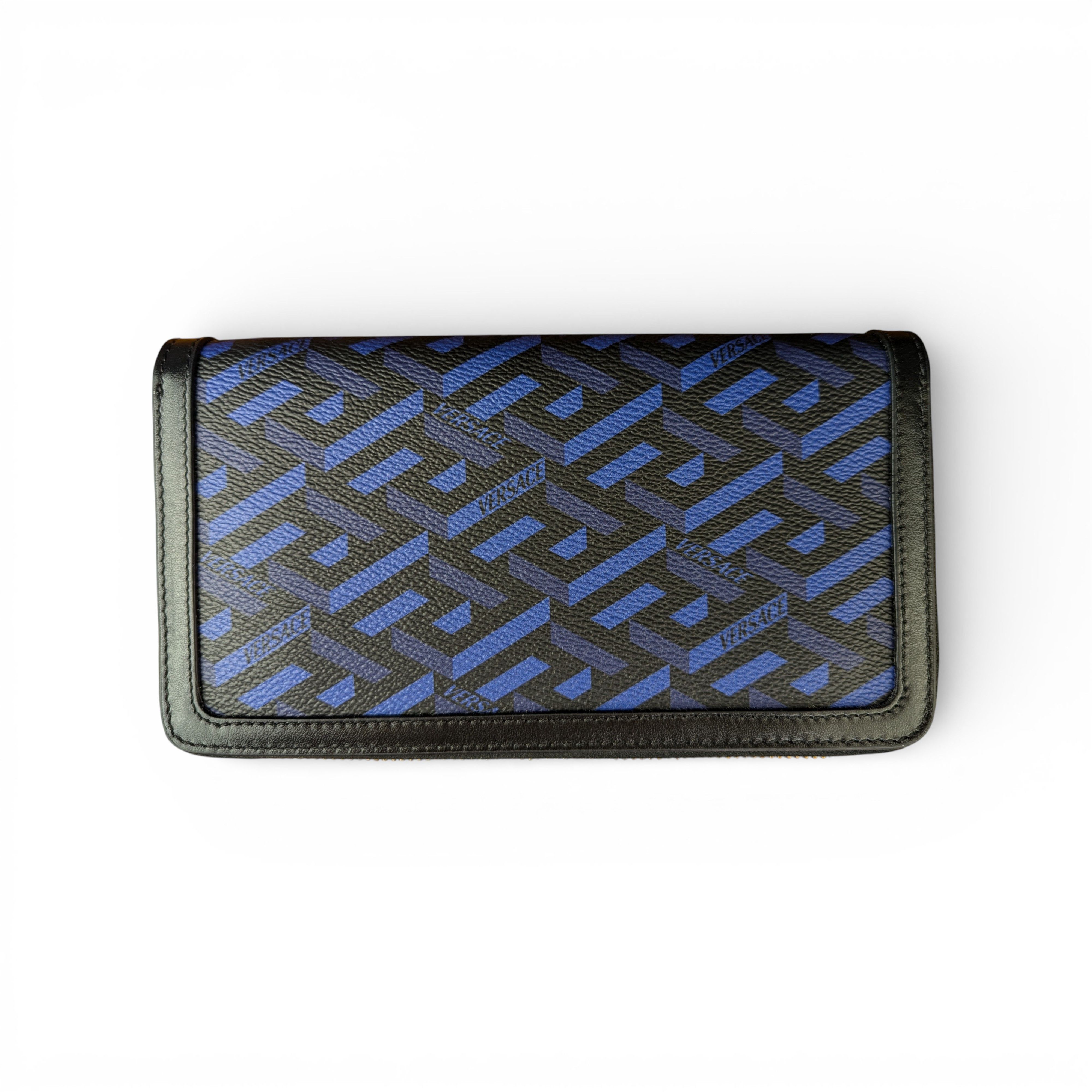 Versace VERSACE LA GRECA Long Leather Wallet Size ONE SIZE - 2 Thumbnail