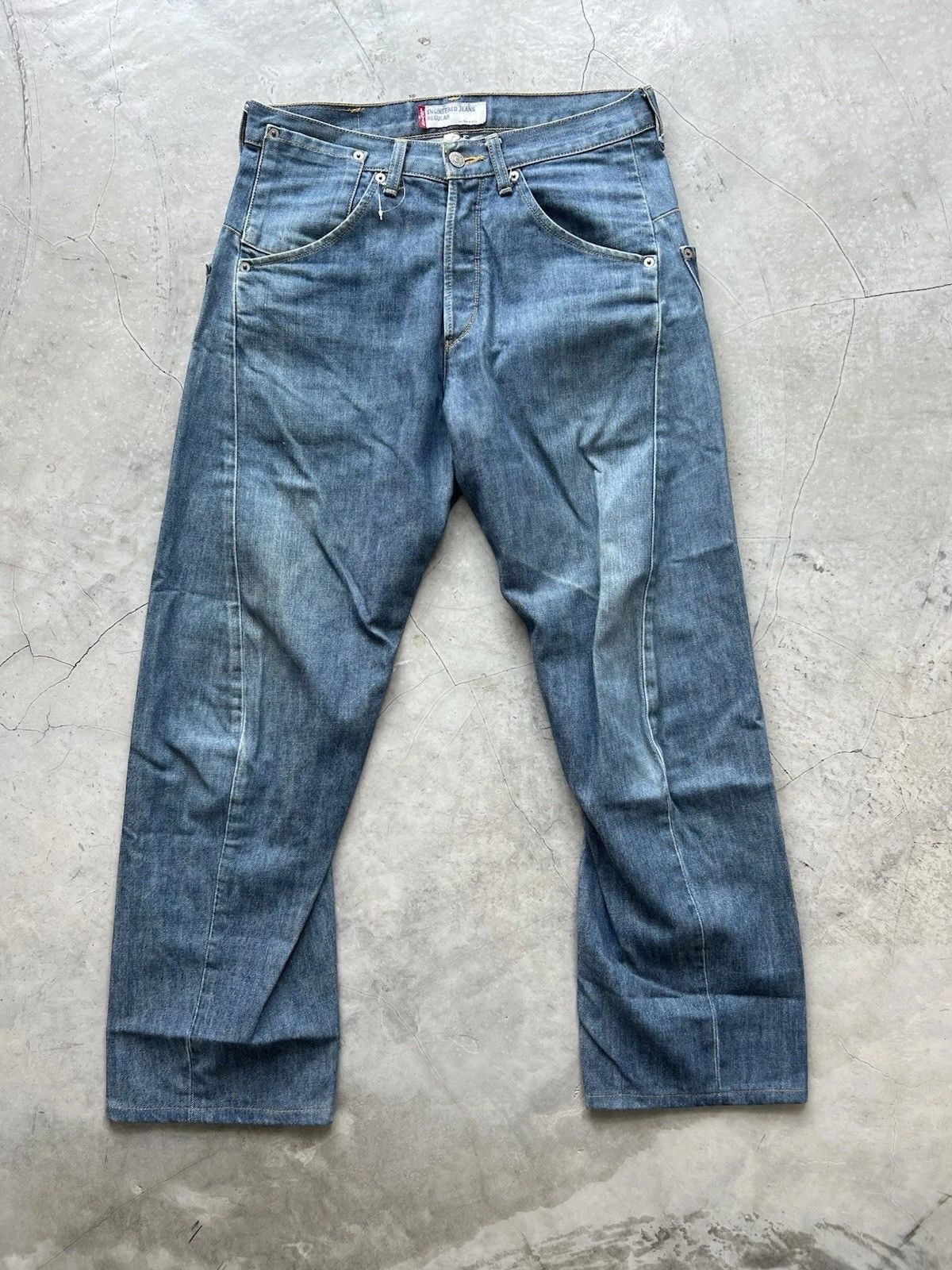 Levis Engineered Jeans Mens 31 Blue Regular Made In Japan