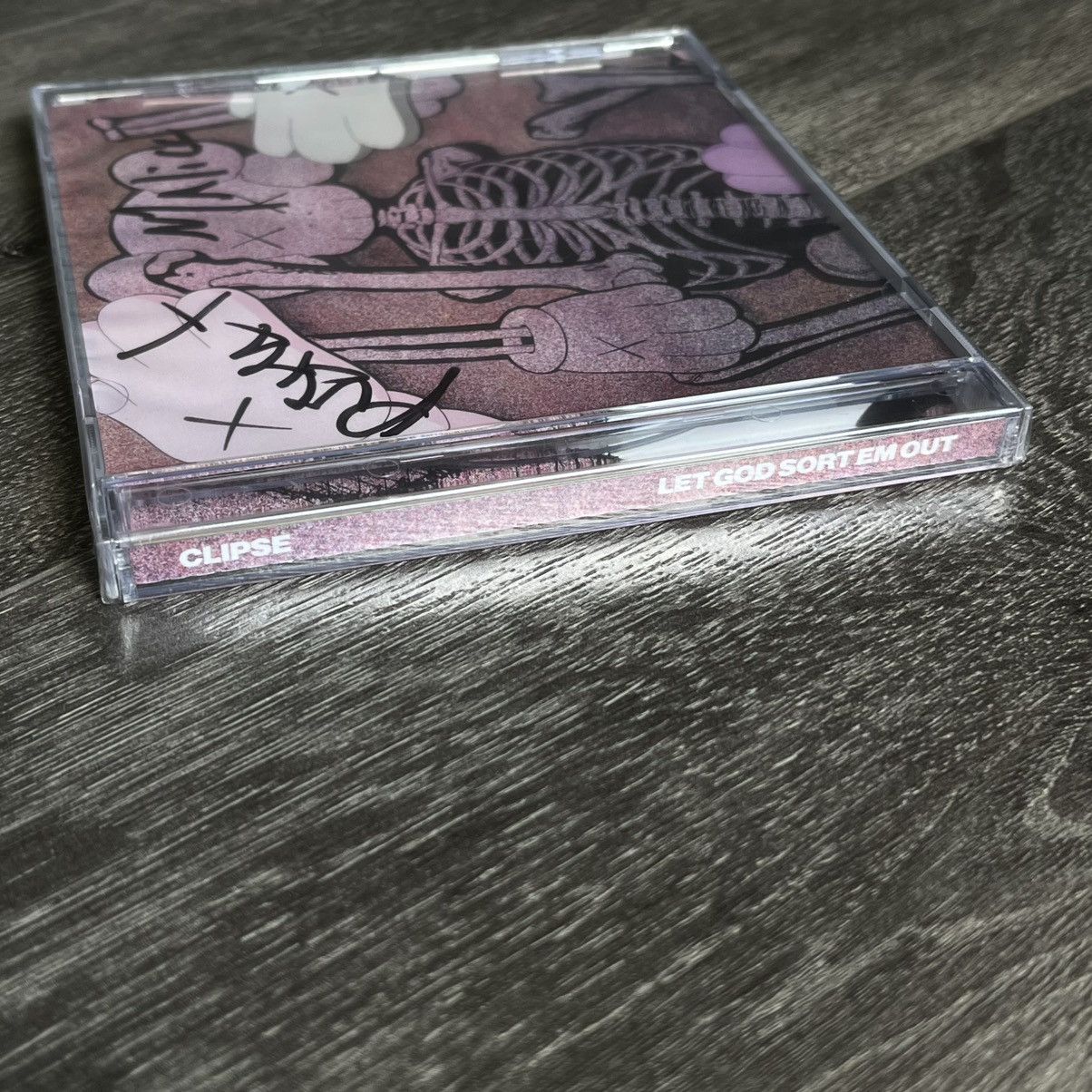 Kaws Clipse - Let God Sort Em’ Out Autographed Signed CD New Size ONE SIZE - 3 Thumbnail