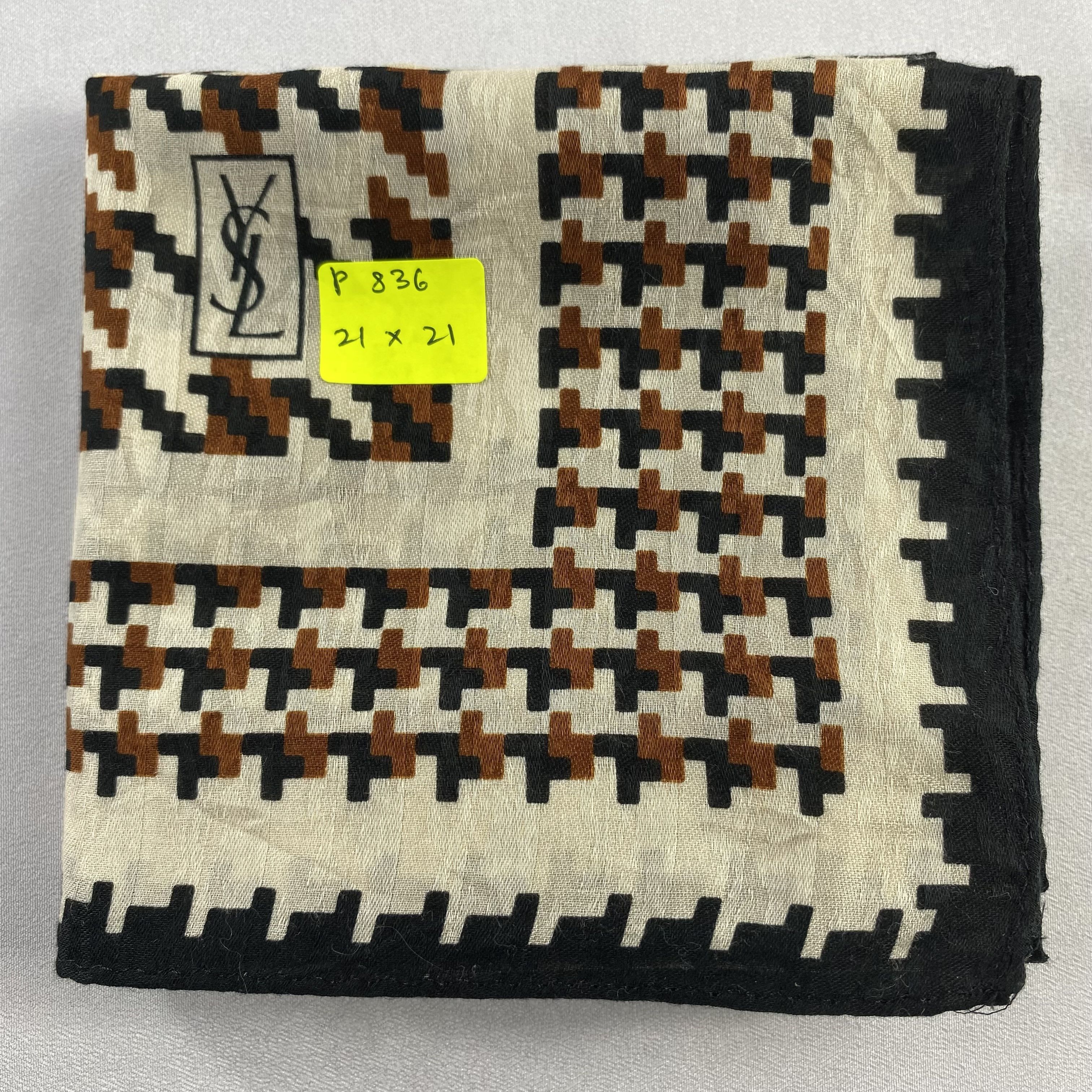 Vintage × Yves Saint Laurent Yves Saint Laurent Neckerchief / Handkerchief-P836 Size ONE SIZE - 5 Thumbnail