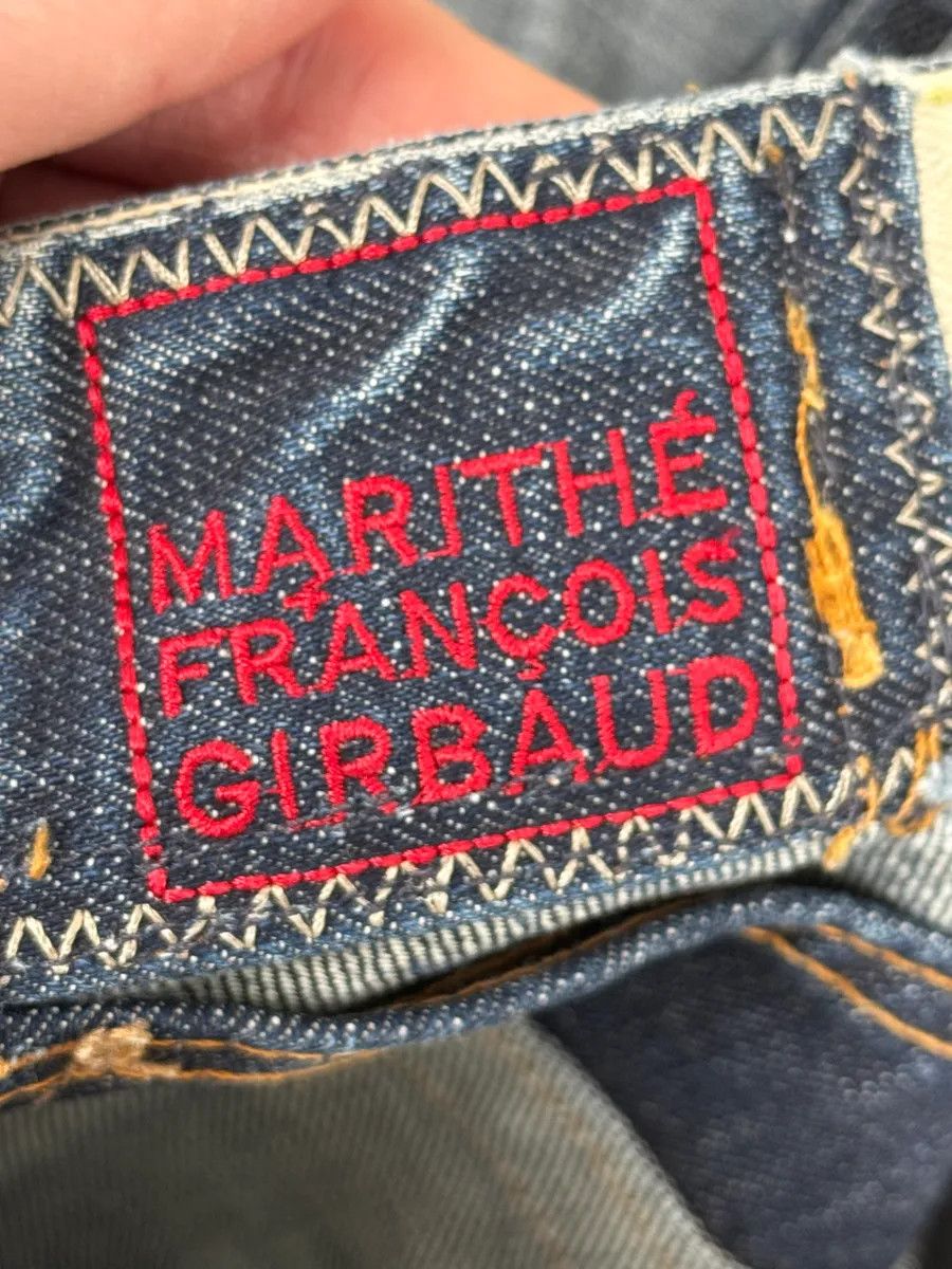 Marithe + Francois Girbaud 2000s Marithé + François Girbaud Faded Blue Relaxed Denim Jeans Size US 32 / EU 48 - 10 Thumbnail