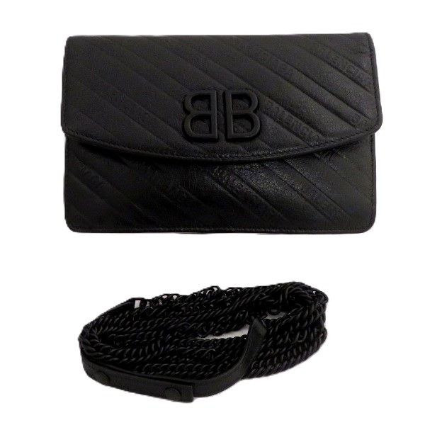 Balenciaga Balenciaga Balenciaga Leather Chain Wallet Shoulder Bag 561507 Leather Shoulder Bag 561507 in Good Condition Size ONE SIZE - 1 Thumbnail