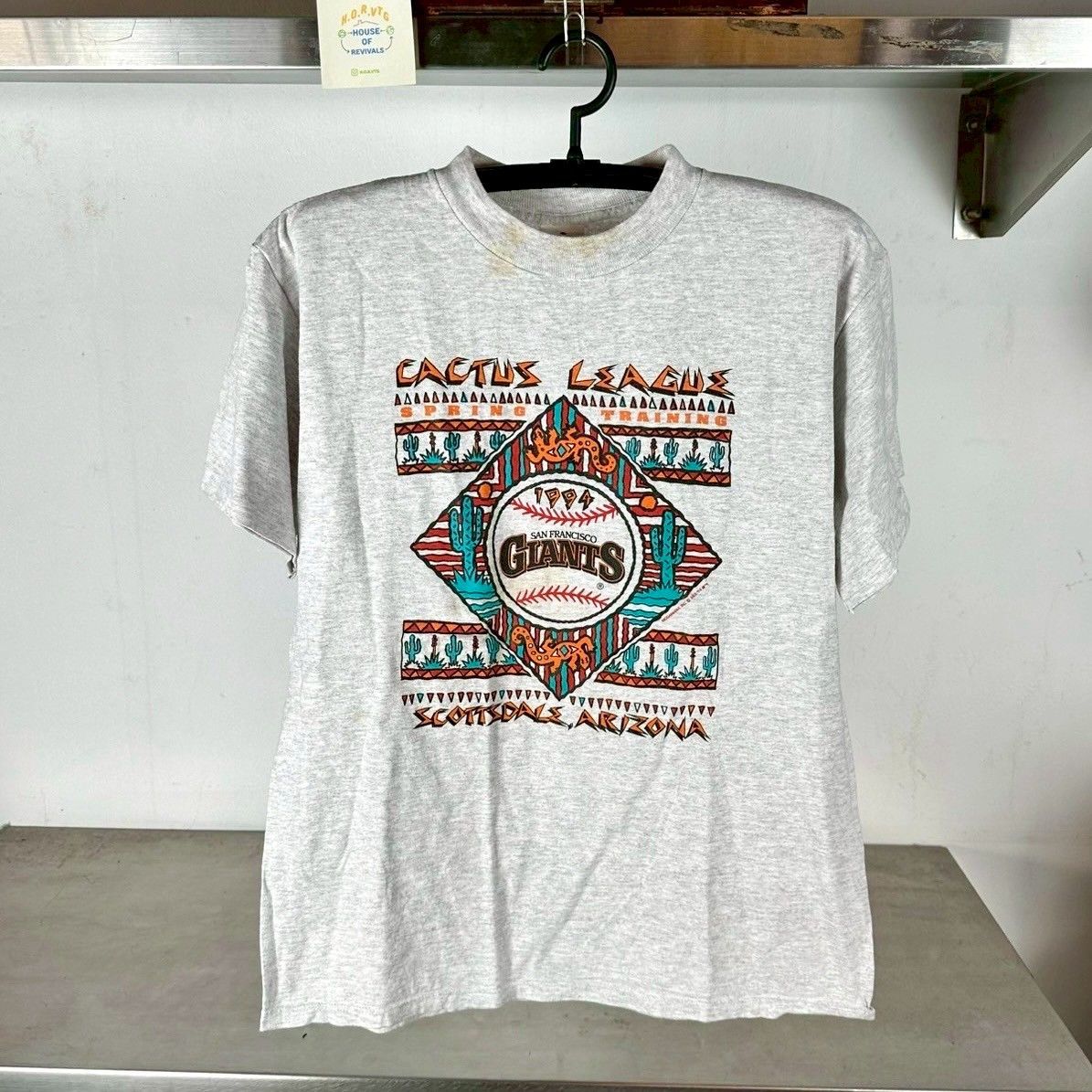 MLB × Vintage Vintage 90s San Francisco Giants Cactus League MLB T-shirt Size US M / EU 48-50 / 2 - 1 Thumbnail