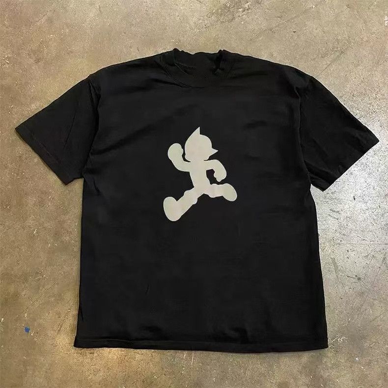 Vintage Black retro cartoon print cotton t-shirt Size US M / EU 48-50 / 2 - 1 Thumbnail