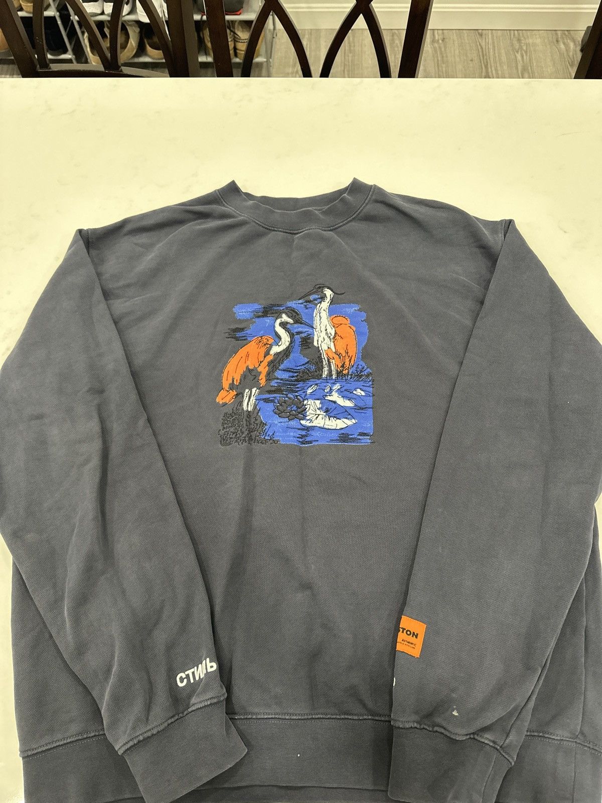 Heron Preston Heron Preston Heron Crewneck Size US M / EU 48-50 / 2 - 1 Thumbnail