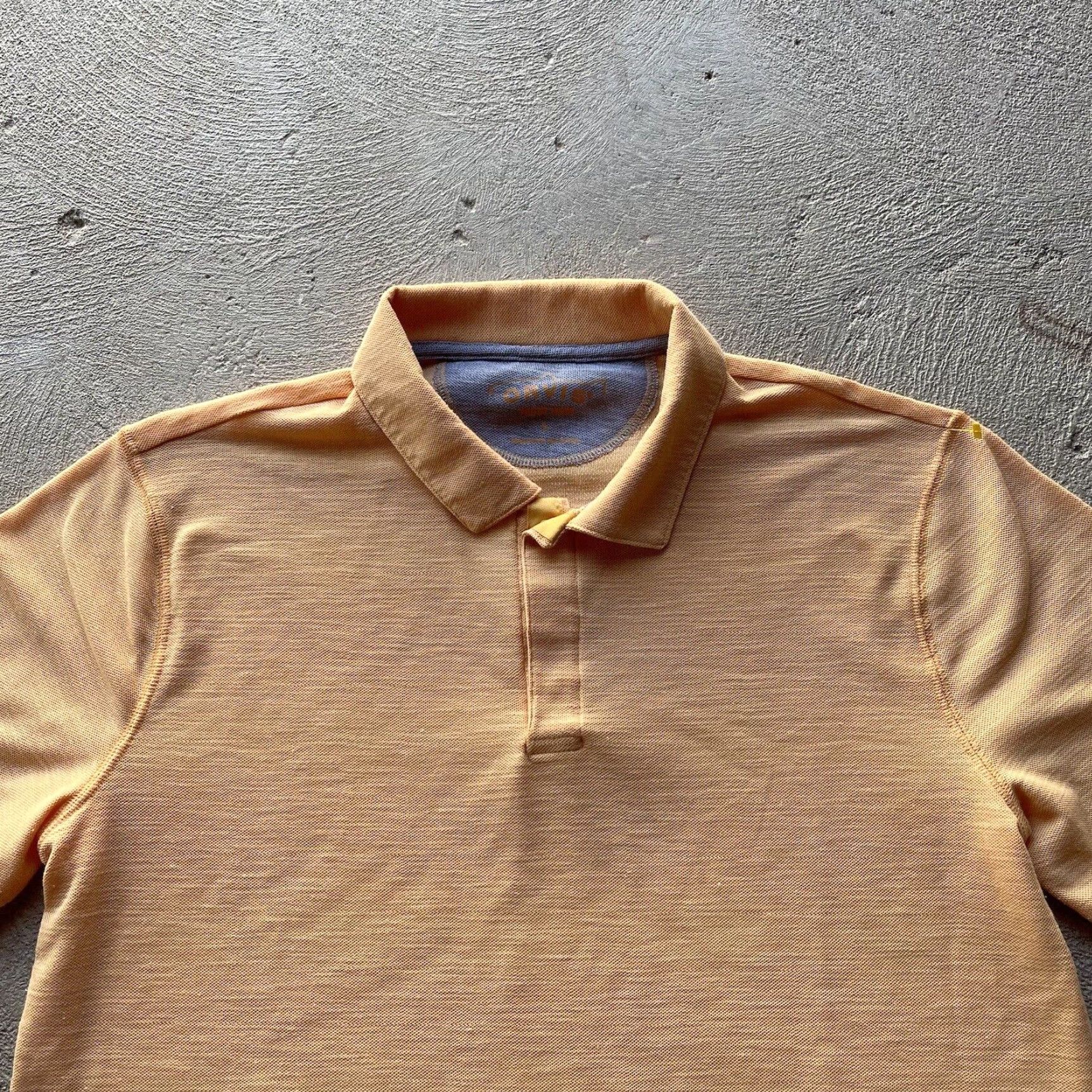 Orvis Orvis Polo Shirt Mens Large Orange Short Sleeve Collared Button Stretch Breathable Outdoor Fish Golf Walking Casual Travel Size US L / EU 52-54 / 3 - 2 Thumbnail
