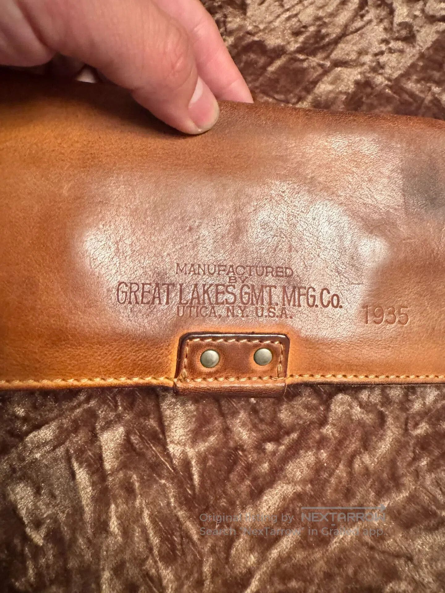 Freewheelers Freewheelers Long Wallet in Natural Leather. Size ONE SIZE - 2 Thumbnail