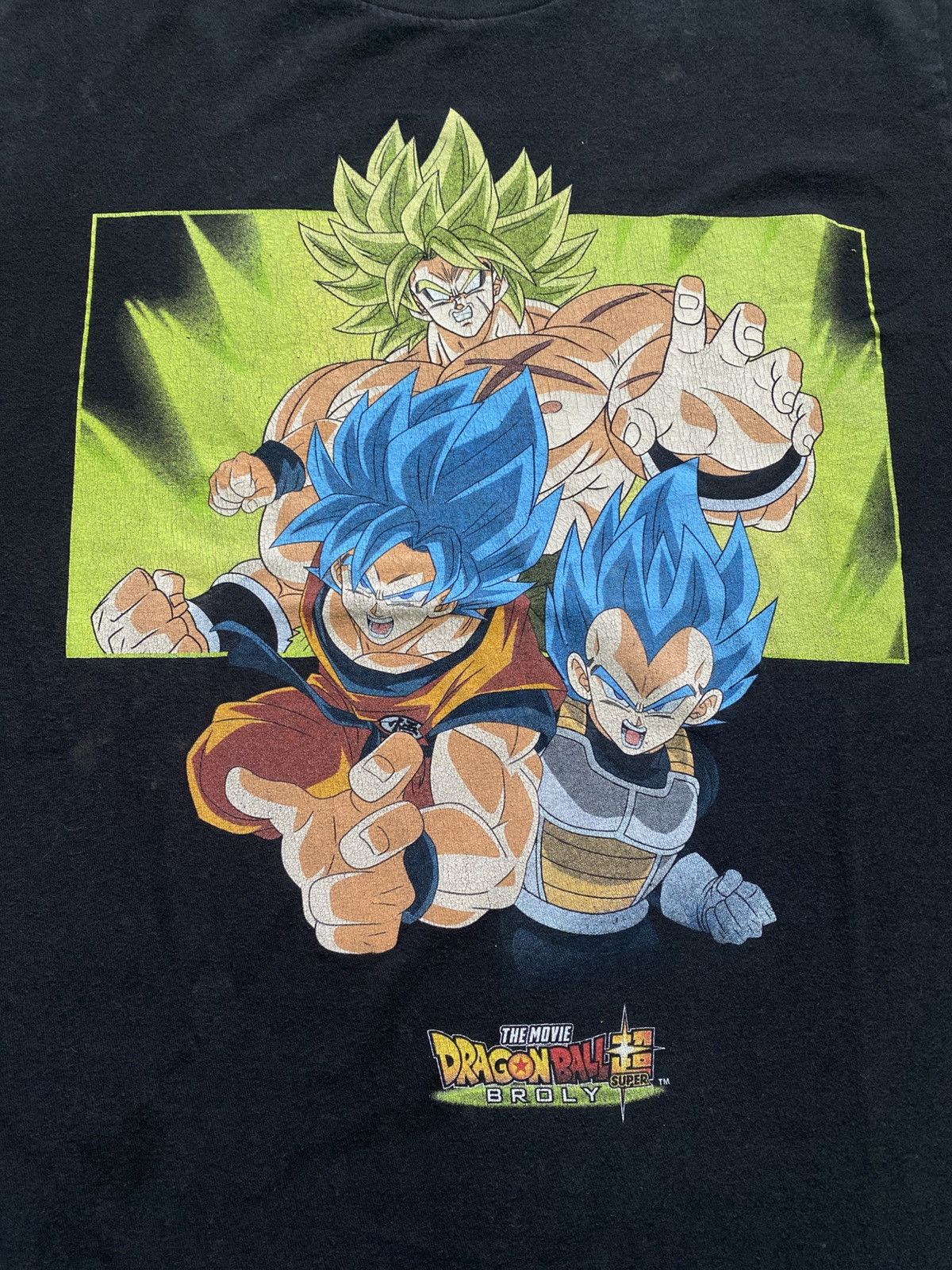 Anime Dragon Ball Super Broly The Movie Promo Shirt Size US M / EU 48-50 / 2 - 2 Thumbnail