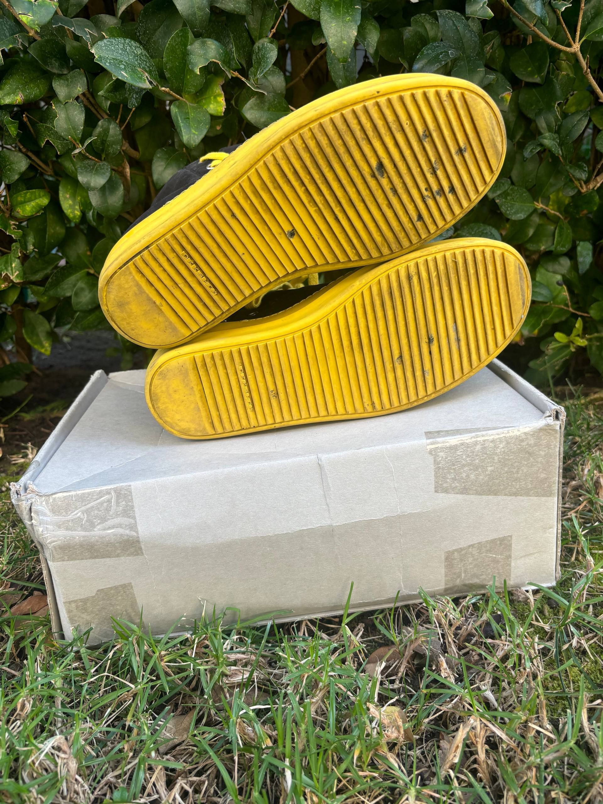 Rick Owens Drkshdw Rick Owens Ramones High Rare ‘Yellow’ Sole Size US 9 / EU 42 - 5 Thumbnail