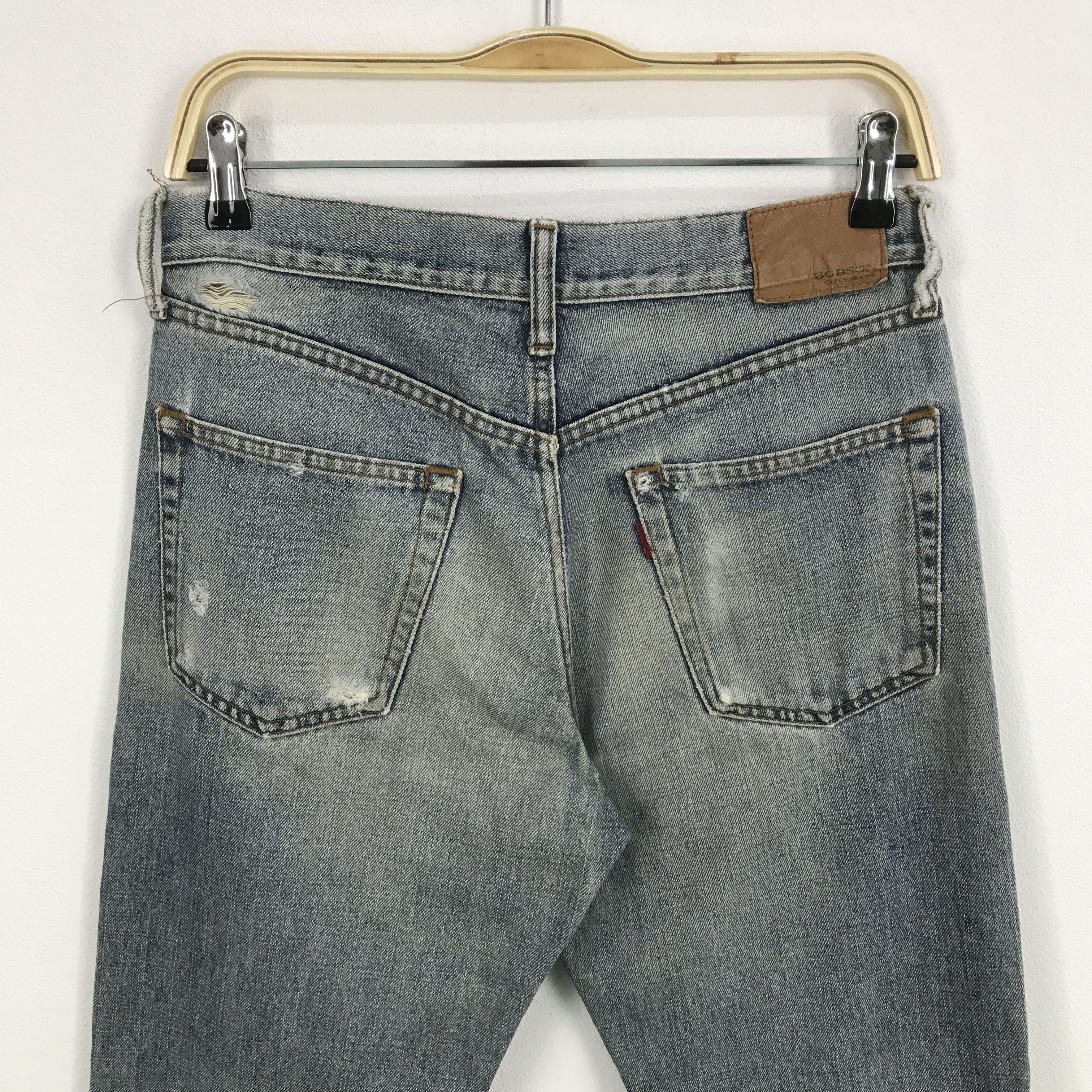 Japanese Brand bobson Brand Ripped Distressed Faded jean pants Size US 31 - 5 Thumbnail