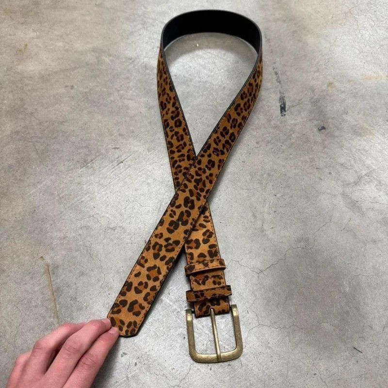 Other Cheetah Print Western Belt Y2K Size ONE SIZE - 6 Thumbnail