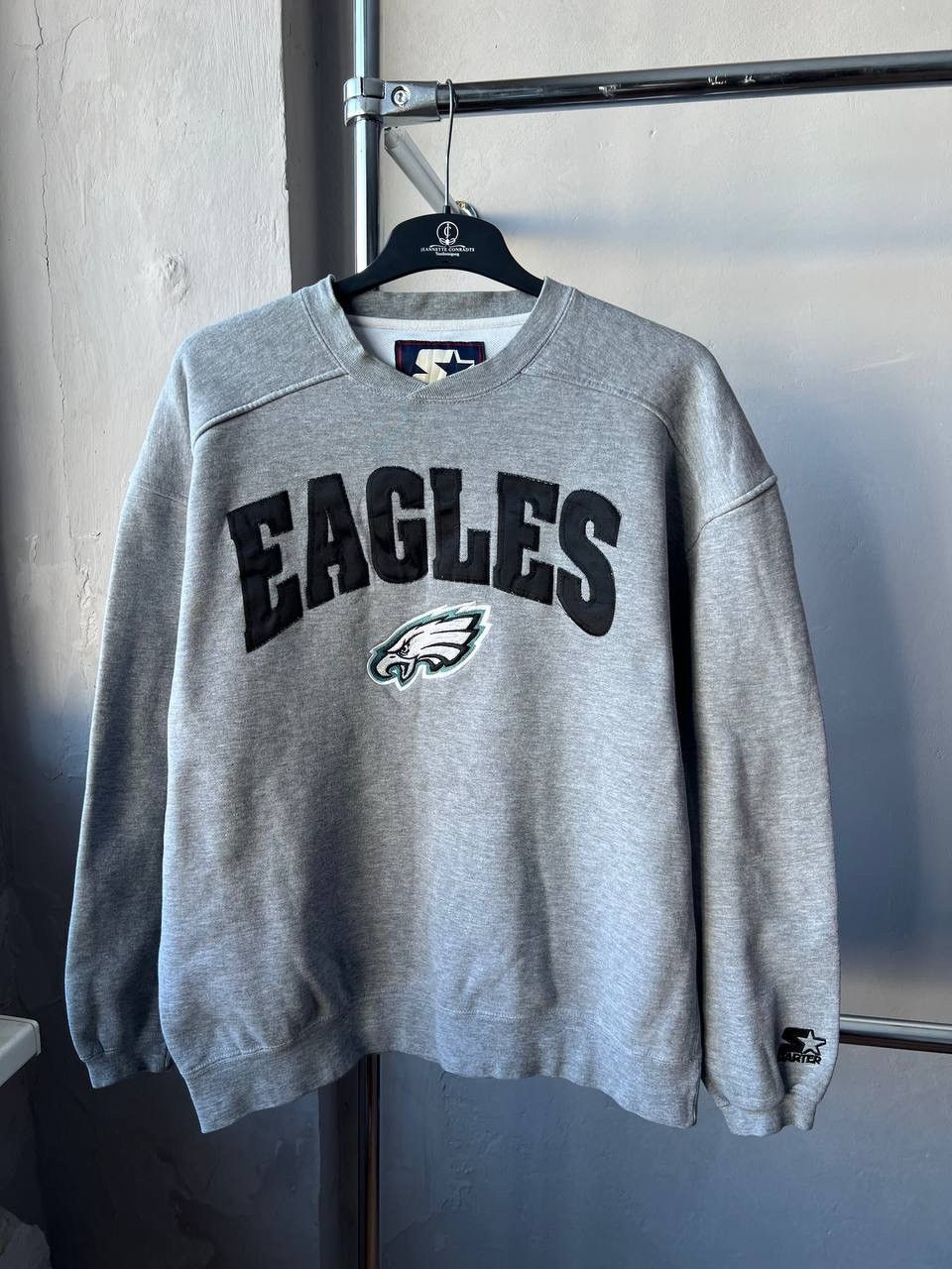 Starter PHILADELPHIA EAGLES STARTER NFL VINTAGE COTTON SWEATSHIRT L Size US L / EU 52-54 / 3 - 3 Thumbnail