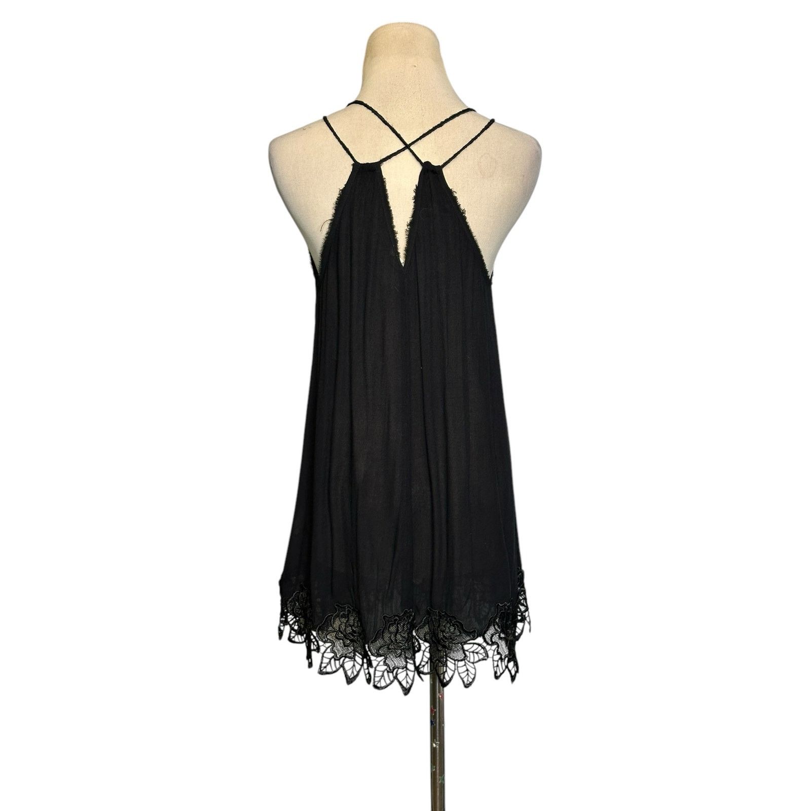 Free People Free People Wicked Spell black mini dress size XS Size XS / US 0-2 / IT 36-38 - 10 Thumbnail