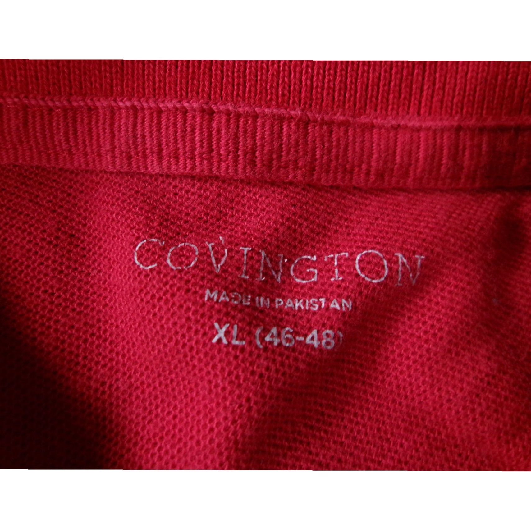 Vintage VINTAGE Covington Polo Shirt Men XL Red Striped Short Sleeve Casual Golf Preppy ClassicMens Size US XL / EU 56 / 4 - 6 Thumbnail