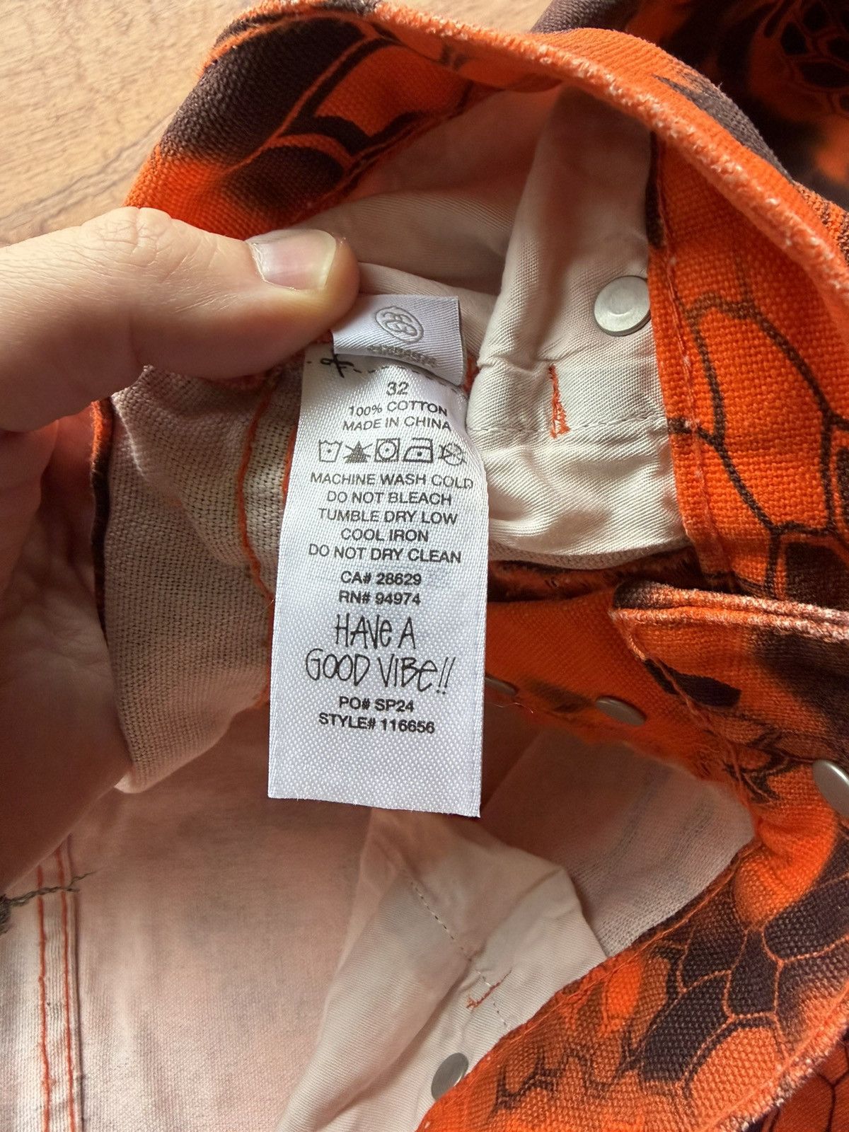 Stussy Stussy Big Ol' Jean 'Inferno' Size US 32 / EU 48 - 6 Thumbnail