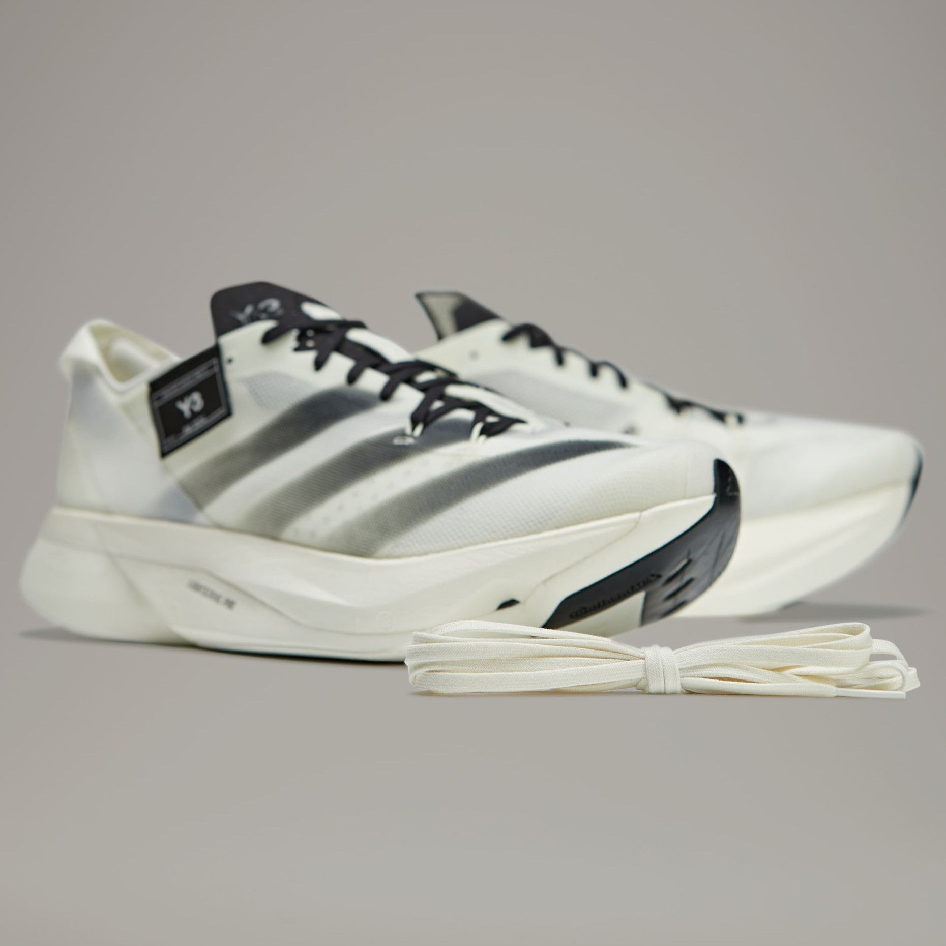 Y-3 9 Adidas Y-3 Adizero Adios Pro 3 White Black Sneakers Size US 9 / EU 42 - 8 Thumbnail