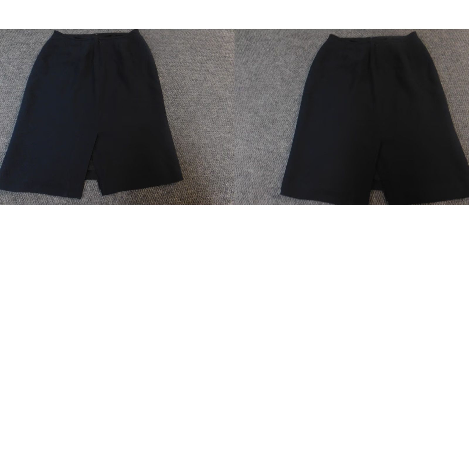 Preston & York Preston & York Womens Skirt 12 A-line Knee Length Blue Knit Cotton Zipper Size 34" / US 12 / IT 48 - 8 Thumbnail