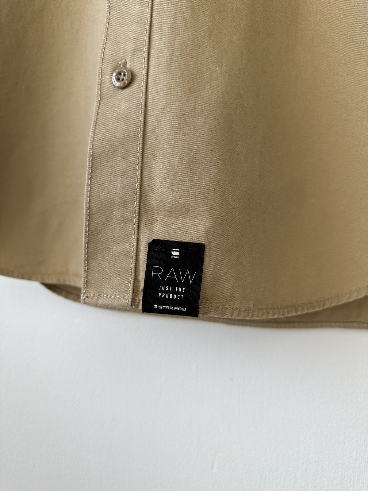G-Star G-STAR RAW Rovic Shirt Utility Dress Short Sleeve Beige XS Size XS / US 0-2 / IT 36-38 - 6 Thumbnail