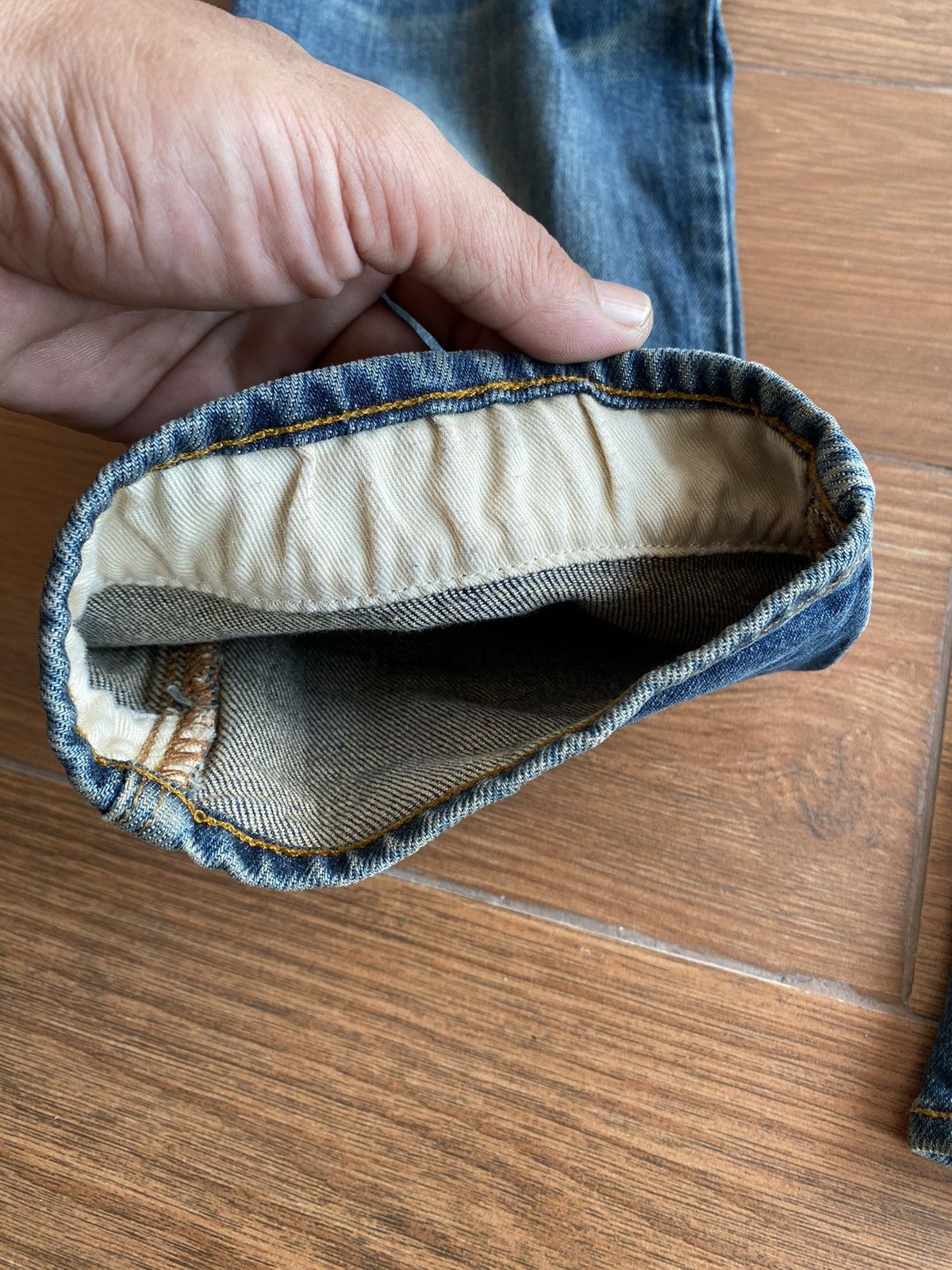 Issey Miyake Vintage issey miyake G Star Original Raw Bikers Denim pants Size US 36 / EU 52 - 13 Thumbnail