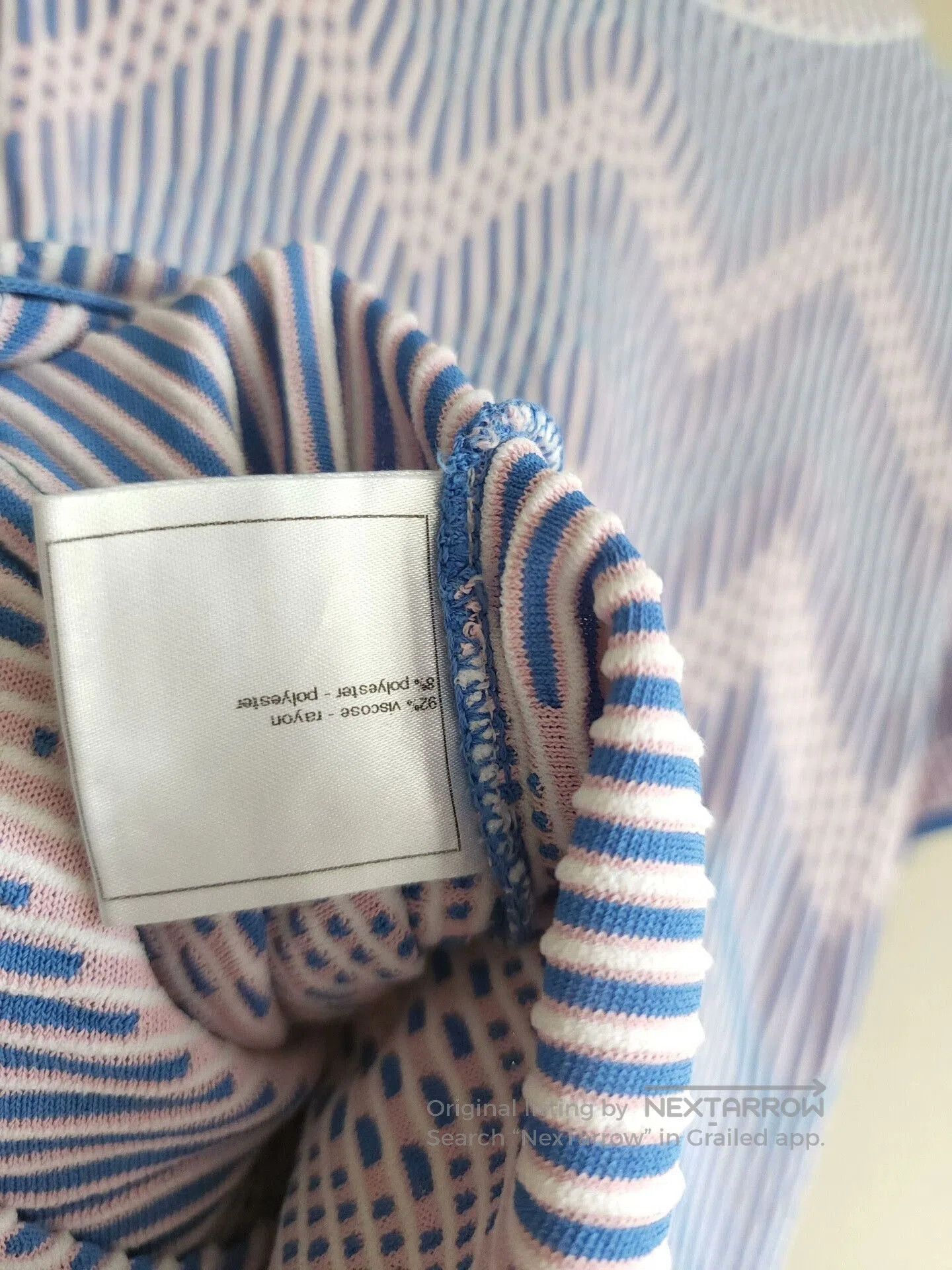 Chanel chanel blue and white striped knit top. Size US S / EU 44-46 / 1 - 5 Thumbnail
