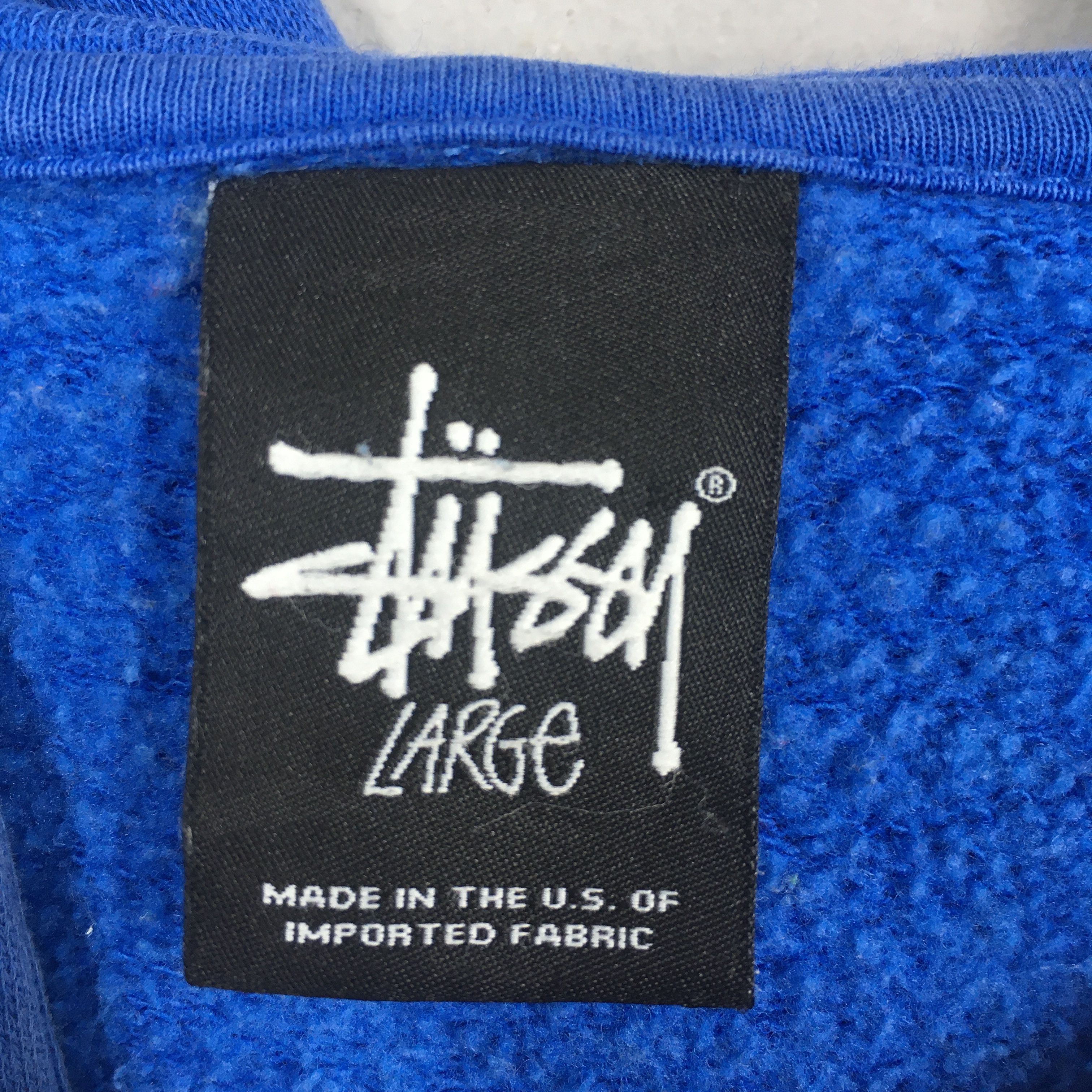 Stussy Vintage 90s Stussy Logo Hoodie Sweatshirt Large Size US L / EU 52-54 / 3 - 5 Thumbnail