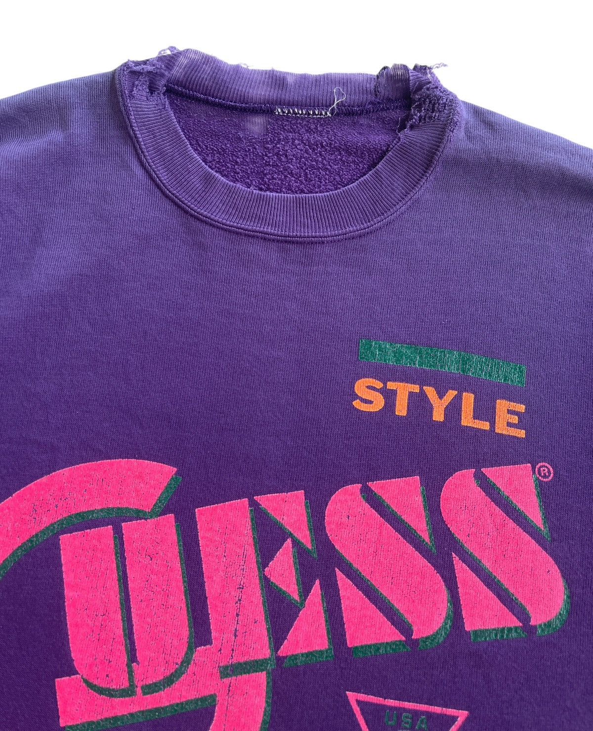Georges Marciano Distressed❗️80s Guess Georges Marciano Sunfaded Shirt Size US M / EU 48-50 / 2 - 11 Thumbnail