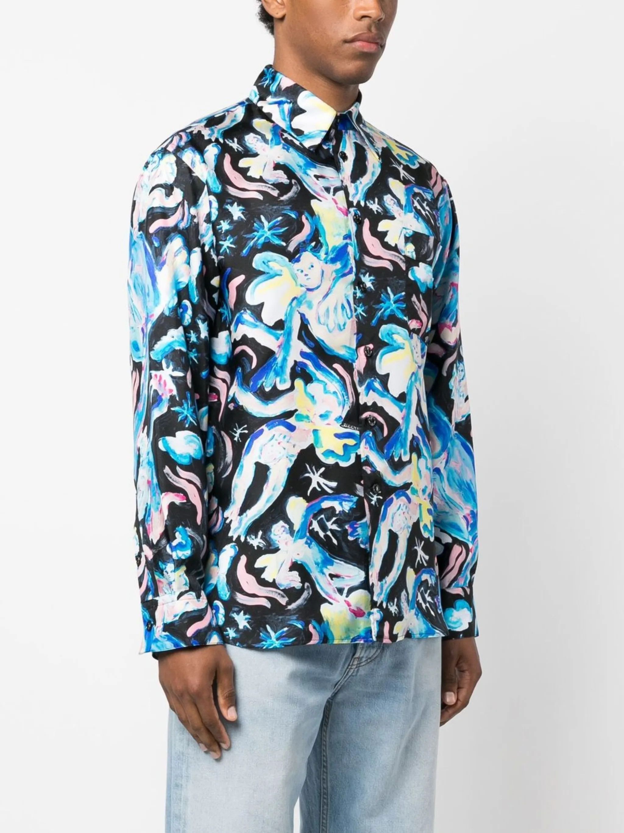Maison Margiela o1y0225 Patterned Shirt in Multicolor Size US M / EU 48-50 / 2 - 2 Thumbnail