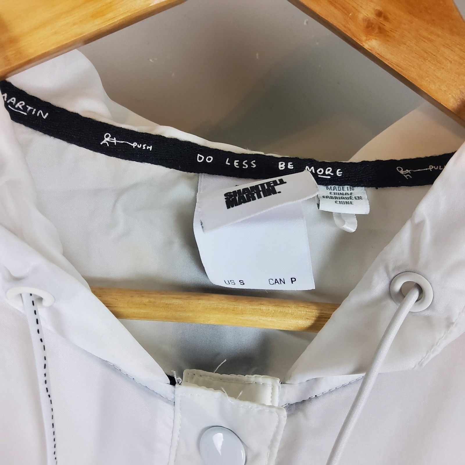 Puma Puma x Shantell Martin White Rain Jacket Windbreaker Size S / US 4 / IT 40 - 6 Thumbnail