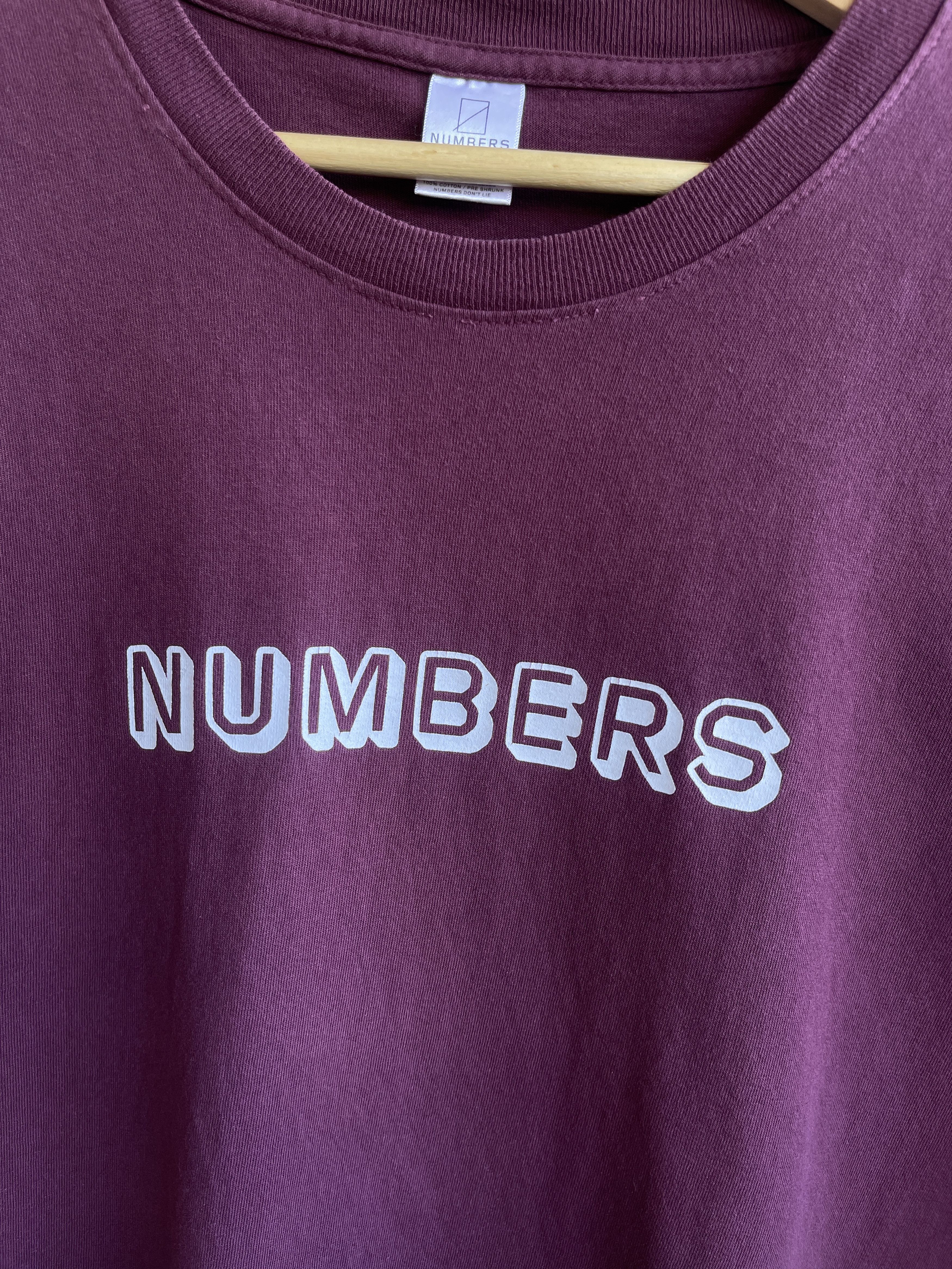 Numbers Hype🔥Numbers🔥Center Logo Tee Made in Usa Size US XL / EU 56 / 4 - 3 Thumbnail