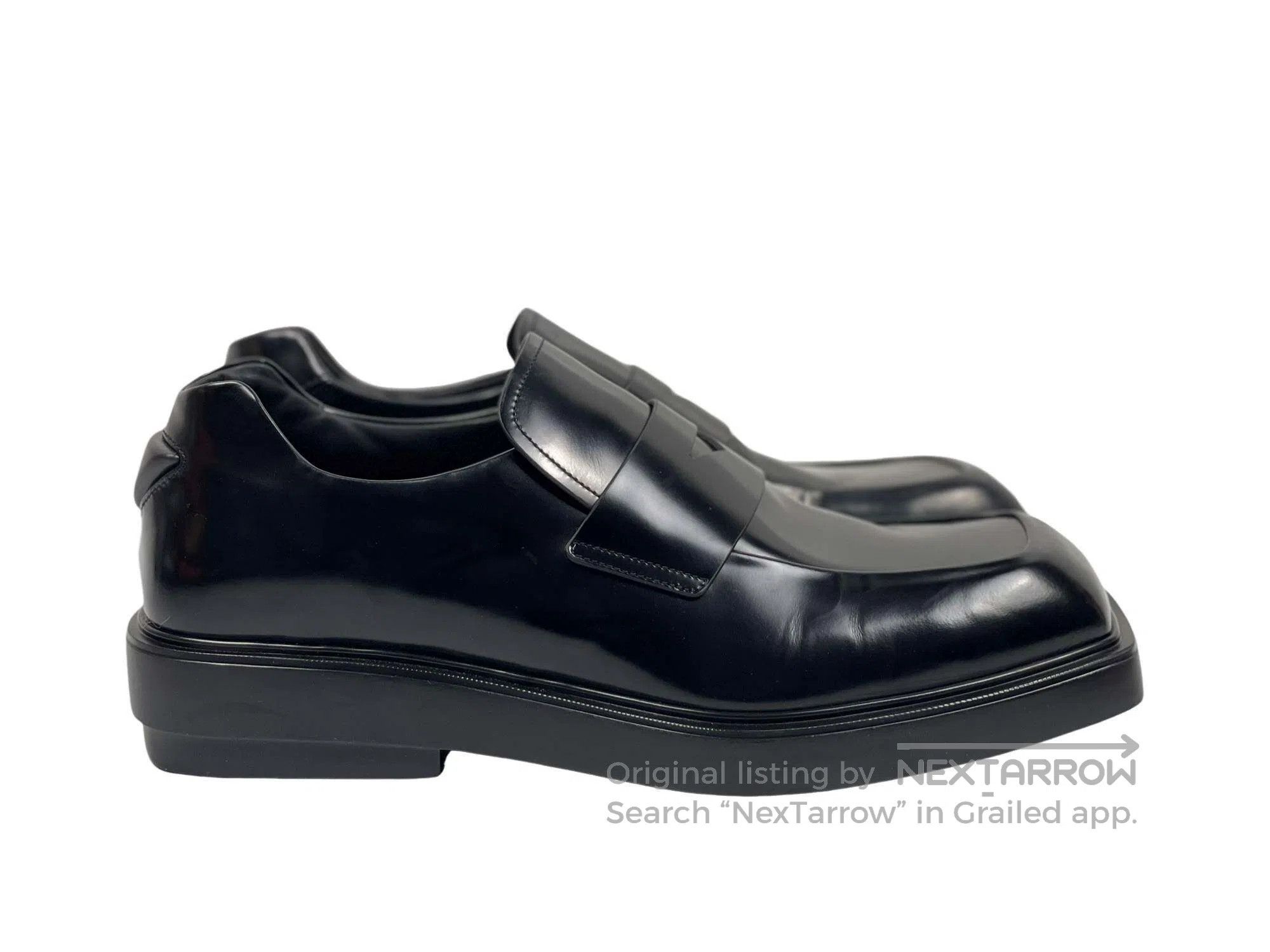 Prada Prada Horn Logo Square Toe Loafers Size US 6 / EU 39 - 3 Thumbnail