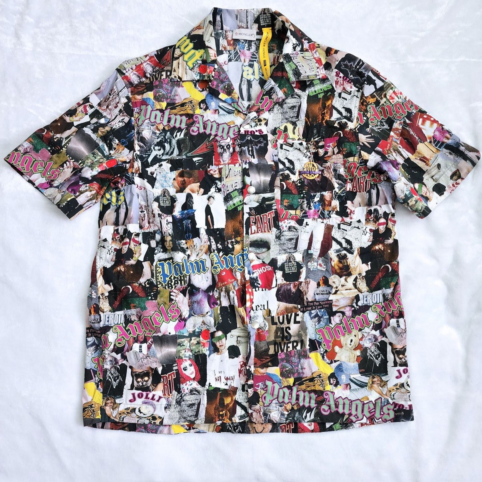 Moncler Moncler Genius x Palm Angels Graffiti Button-up Shirt size M Size US M / EU 48-50 / 2 - 1 Thumbnail