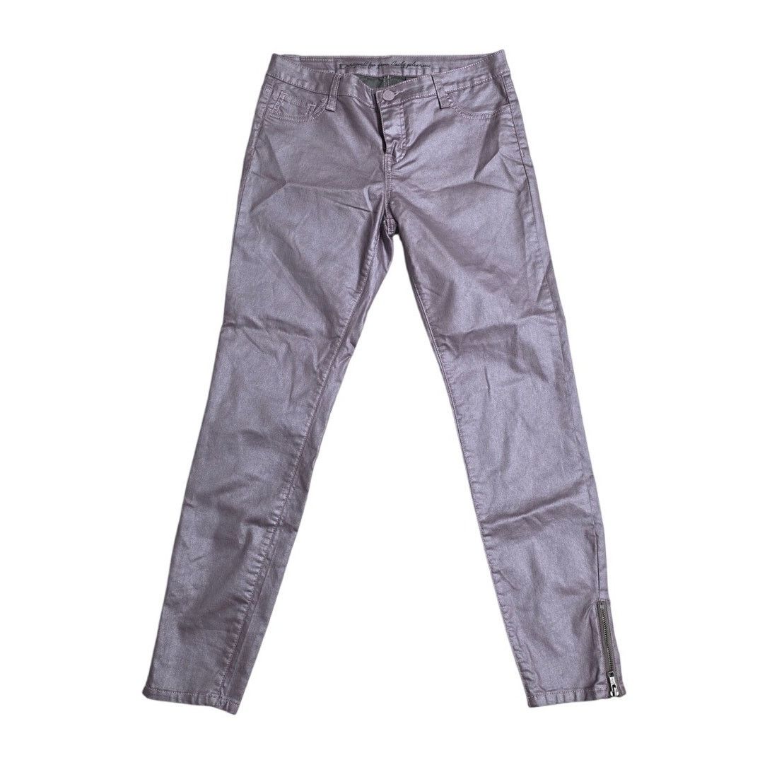Other i Jeans by Buffalo Orchid Shiny Faux Leather Pants - 30/10 Size 32" / US 10 / IT 46 - 1 Thumbnail
