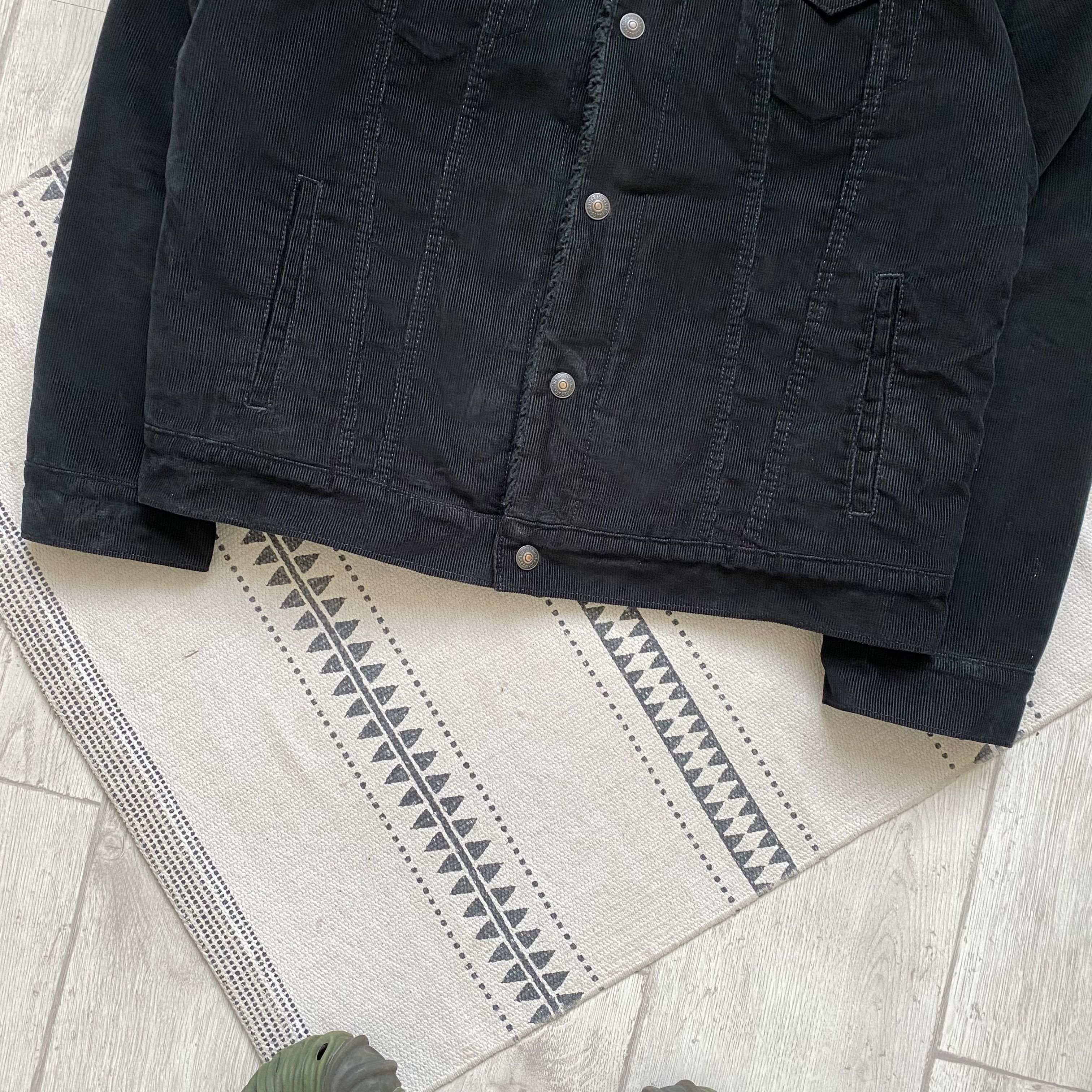 Levi's Corduroy Levis Trucker Denim Sherpa Jacket. Size US L / EU 52-54 / 3 - 3 Thumbnail