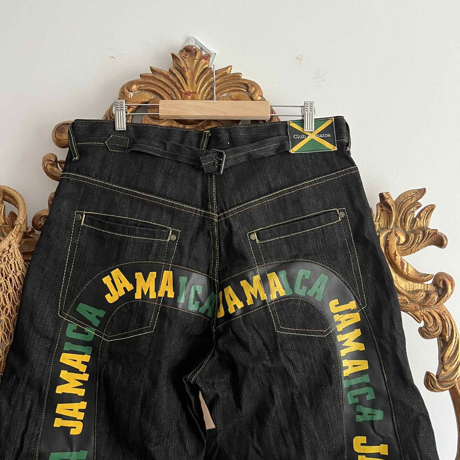 Japanese Brand VTG Jamaica club Like Evisu denim pants Sz 36 Size US 36 / EU 52 - 3 Thumbnail