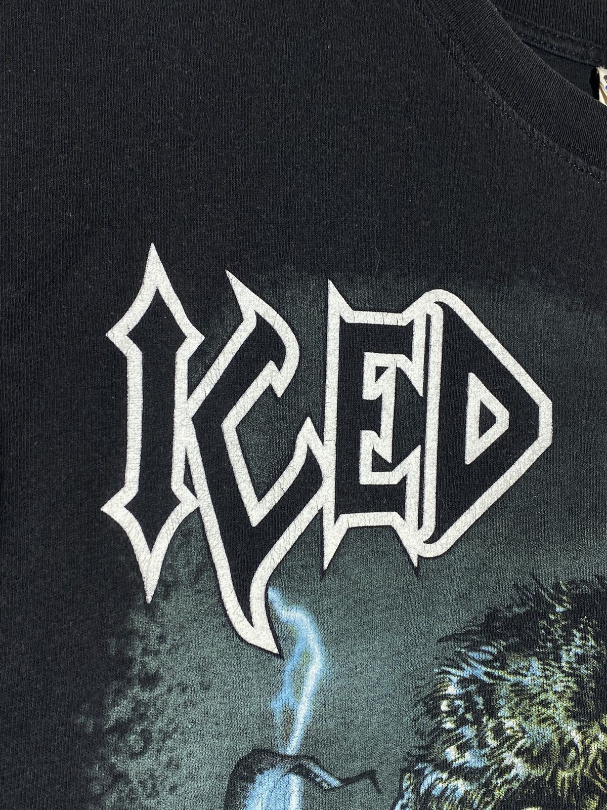 Band Tees Vintage Iced Earth Night of the Stormrider Black Tee Size US L / EU 52-54 / 3 - 4 Thumbnail