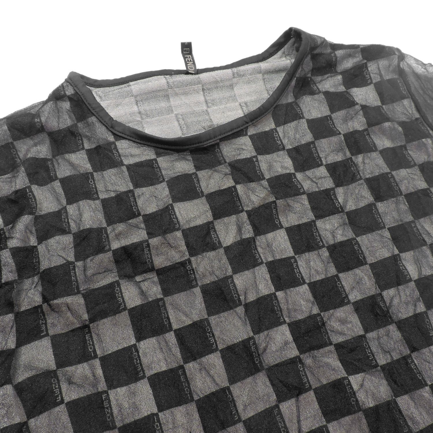Fendi FENDI JEANS ZUCCA CHECKERED T-SHIRT Size M / US 6-8 / IT 42-44 - 7 Thumbnail