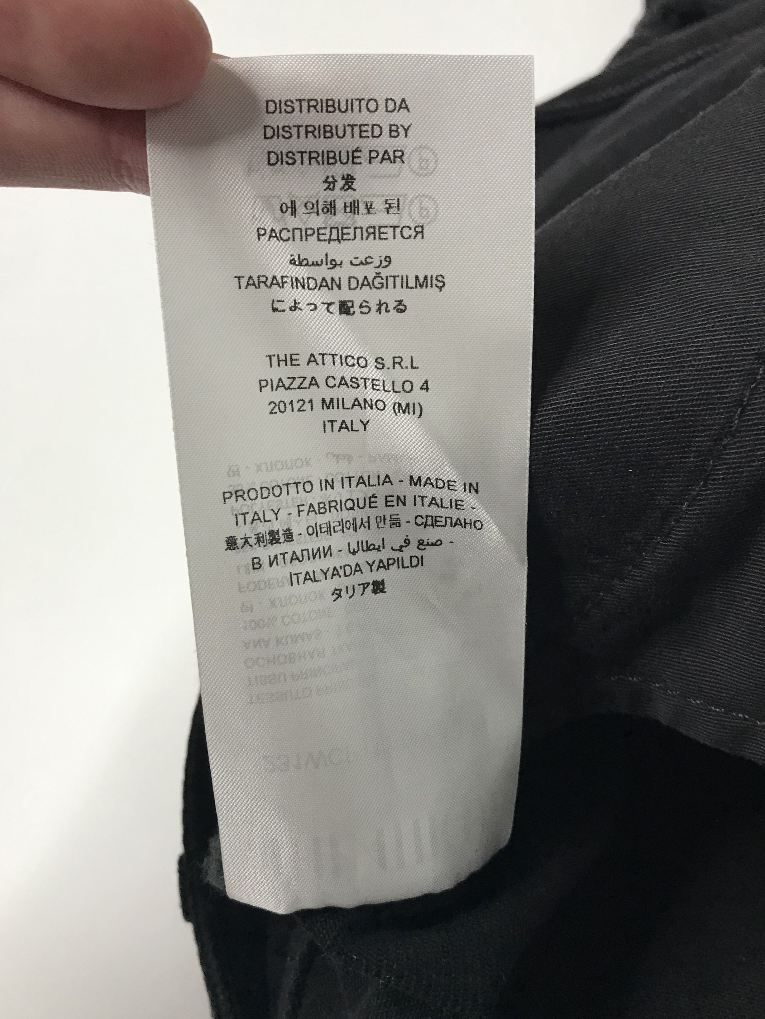 The Attico The Attico Womens Essie Jeans Cargo Black Size 25 Size 25" / US 0 / IT 36 - 13 Thumbnail