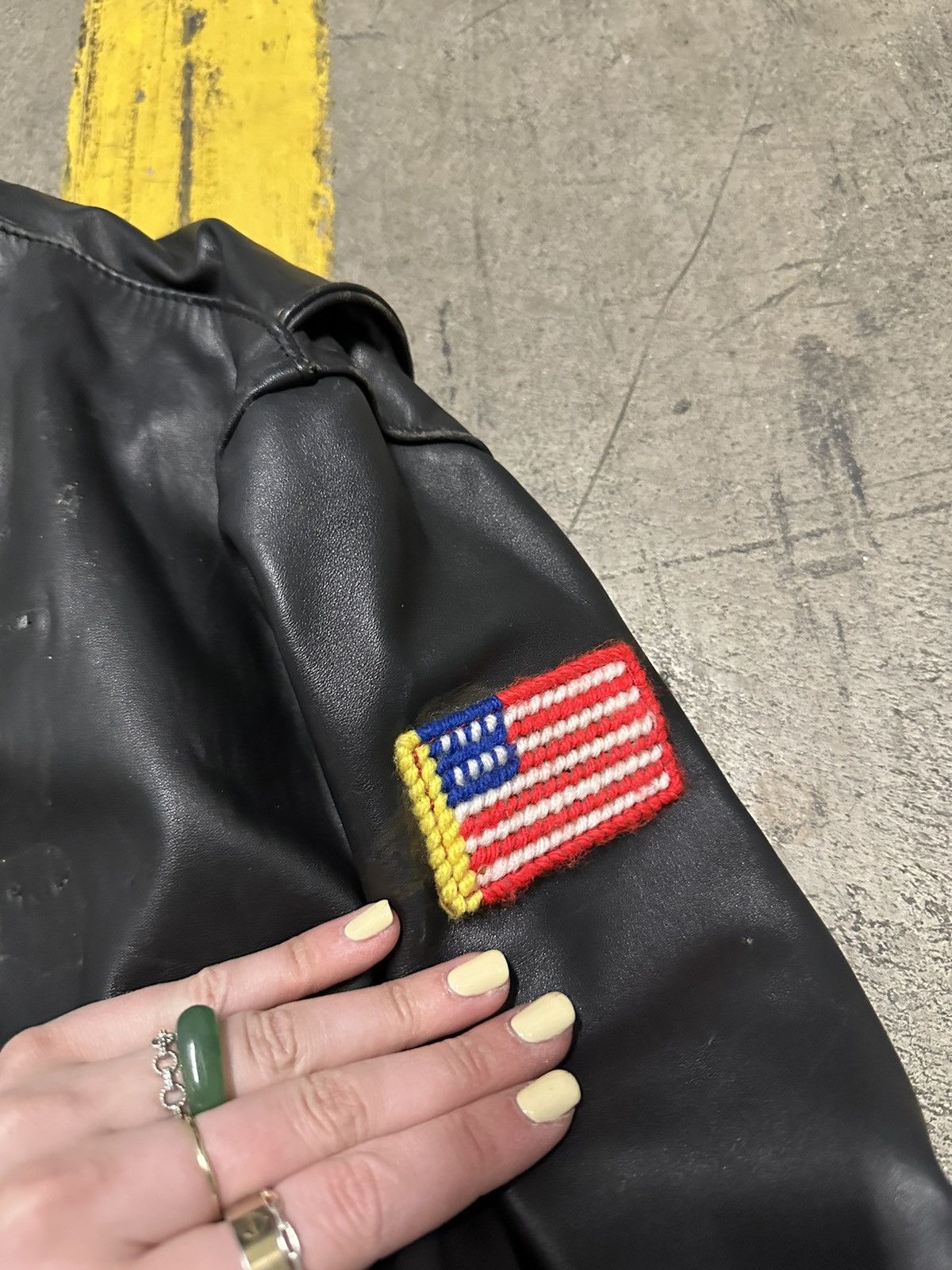 Harley Davidson × Vintage Vintage leather Harley patch biker jacket Size US XL / EU 56 / 4 - 8 Thumbnail