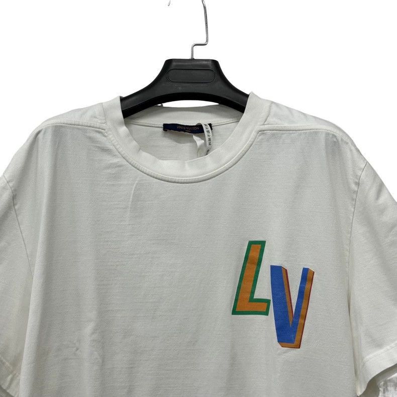 Louis Vuitton Louis Vuitton x NBA White Logo Short Sleeve T -2505 Size US XL / EU 56 / 4 - 2 Thumbnail