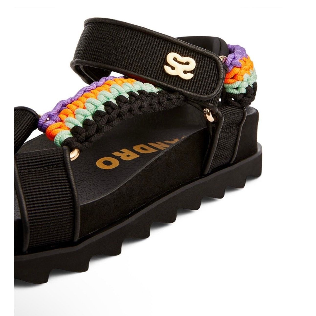 Sandro NEW Sandro Crochet-knit Braided Sandals FR 37 / 6.5 Size US 6.5 / IT 36.5 - 2 Thumbnail