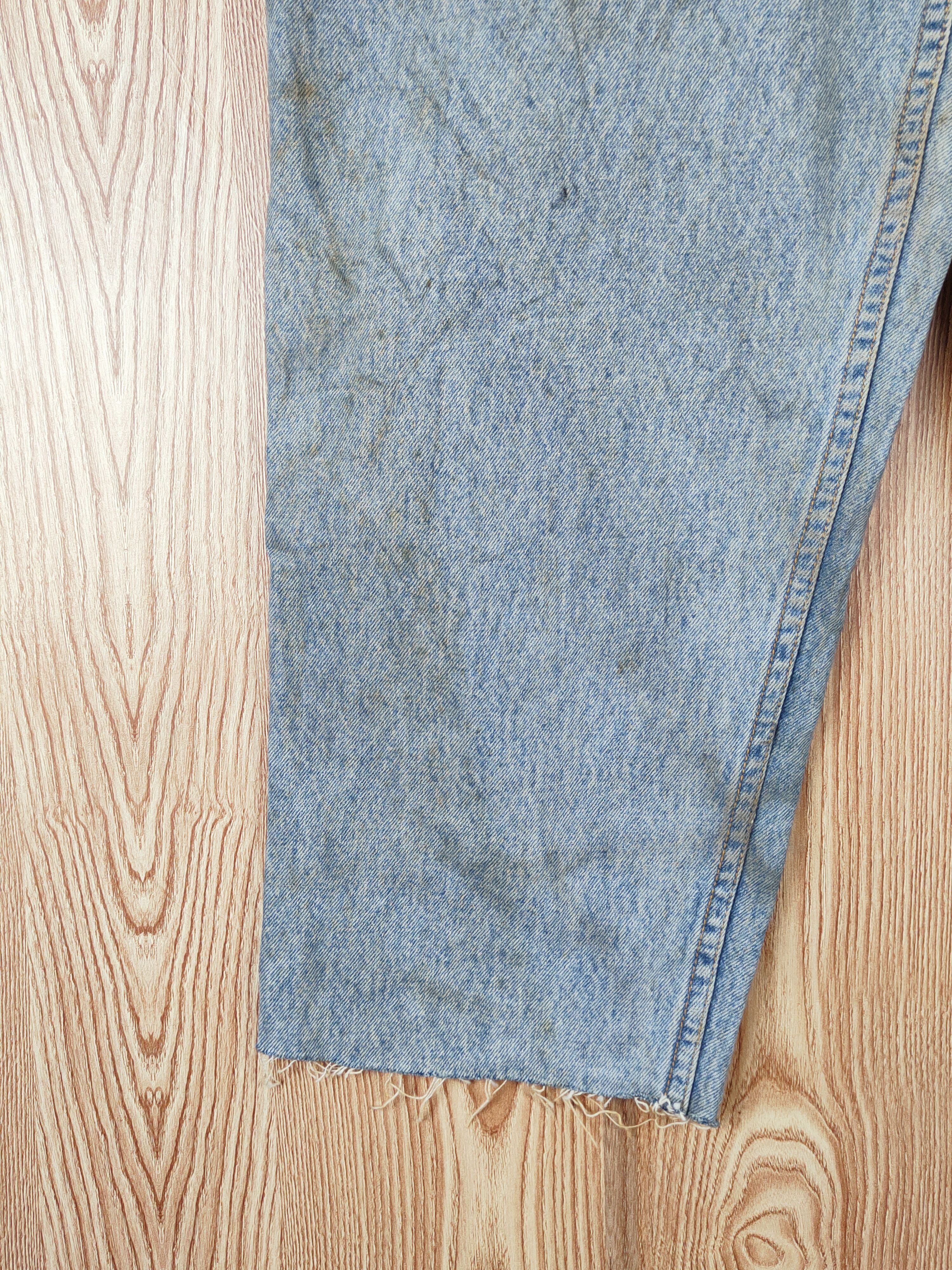 Japanese Brand × Vintage Super Rare Maurice Malone Blue Distressed Ripped Jeans Size US 37 - 5 Thumbnail
